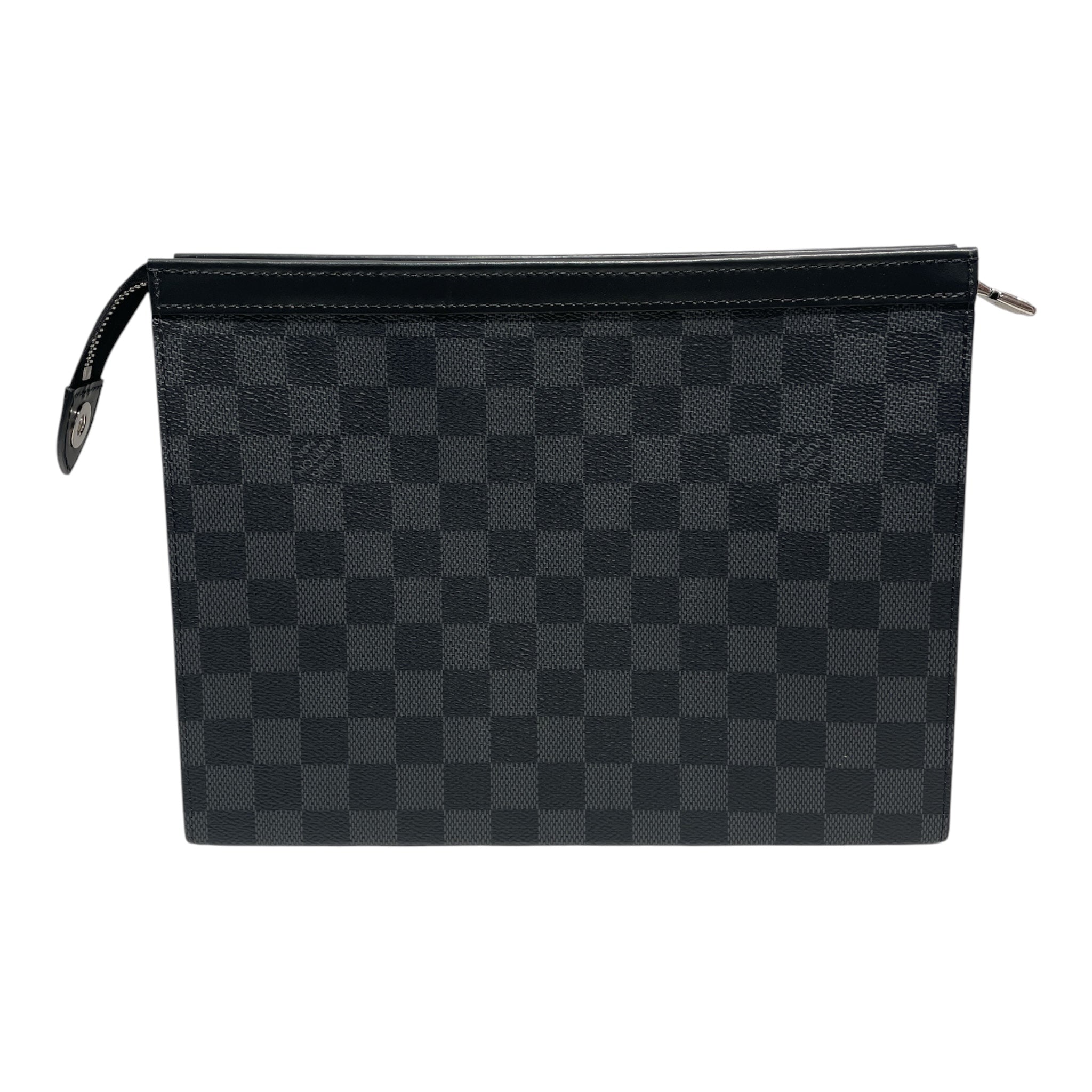 LOUIS VUITTON/Clutch Bag/Monogram/Leather/BLK/DAMIER POCHETTE CLUTCH view 1