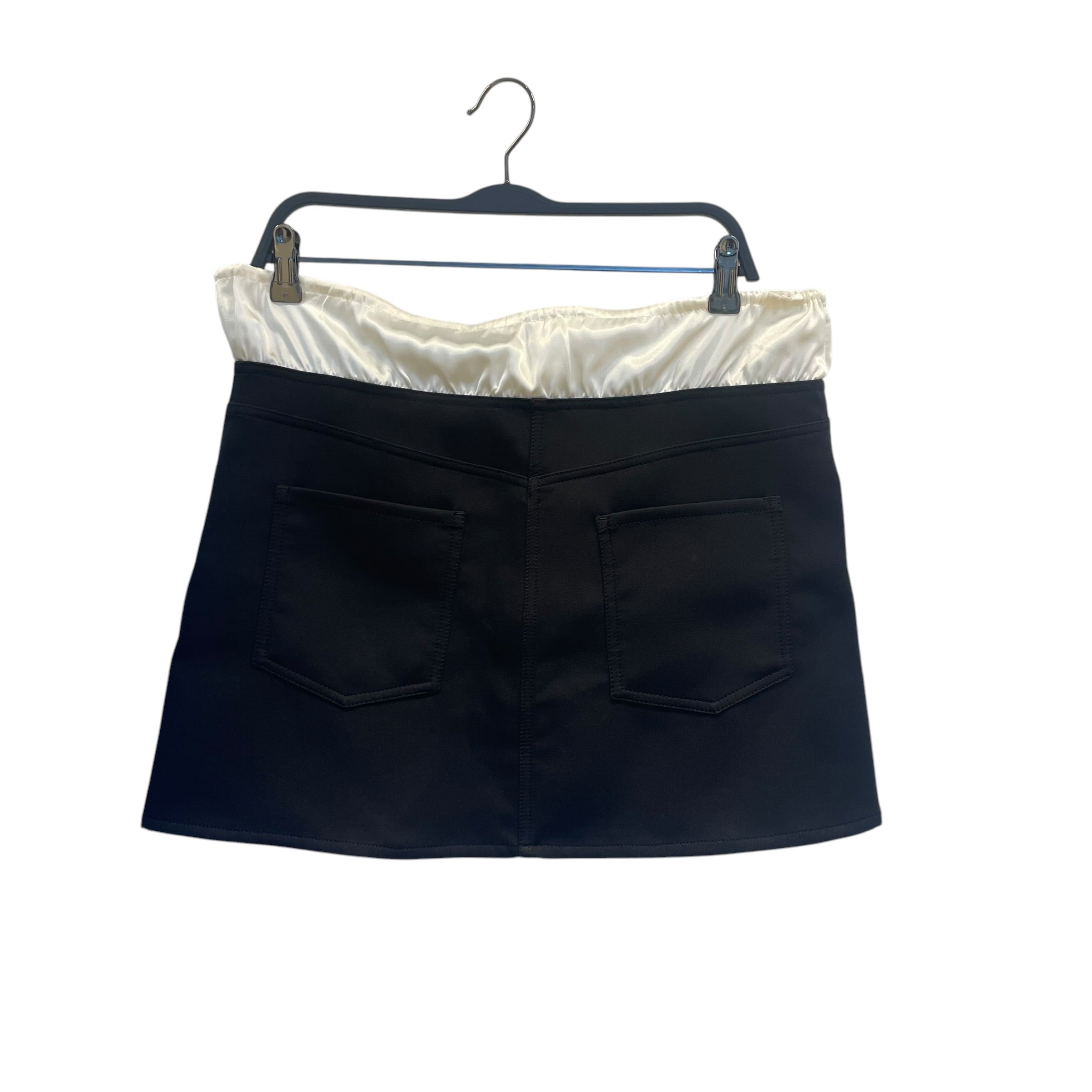 Acne Studios/Skirt/40/Polyester/BLK/double waisted view 2