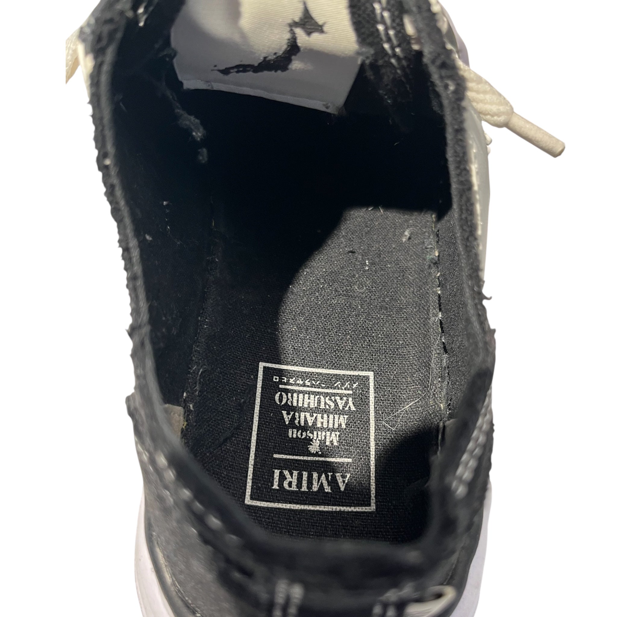 AMIRI/MIHARA YASUHIRO/Low-Sneakers/EU 43/BLK/WHITE BONES C13FW701 view 3