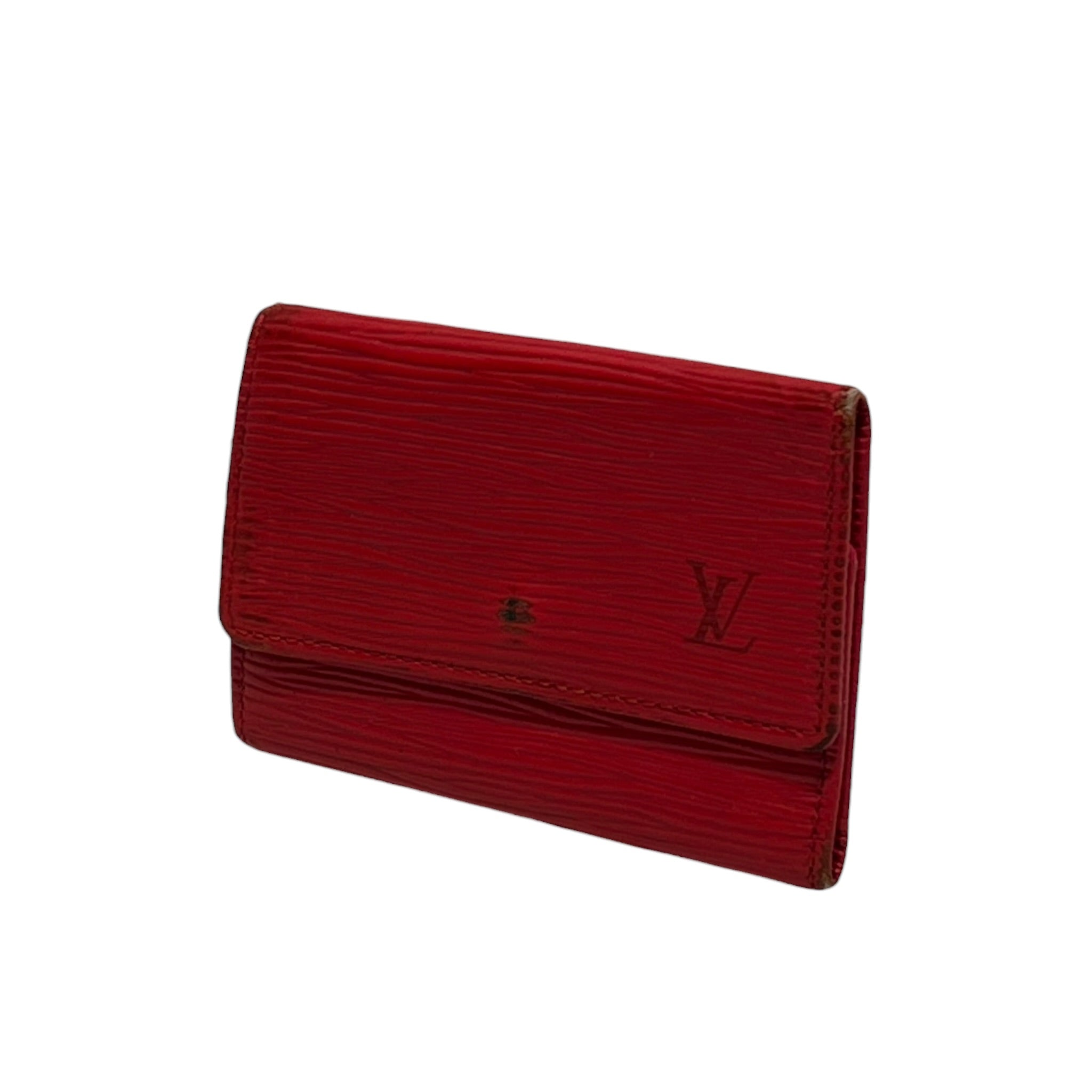 LOUIS VUITTON/Leather/RED/L's/RED EPI LEATHER KEY HOLDER view 1