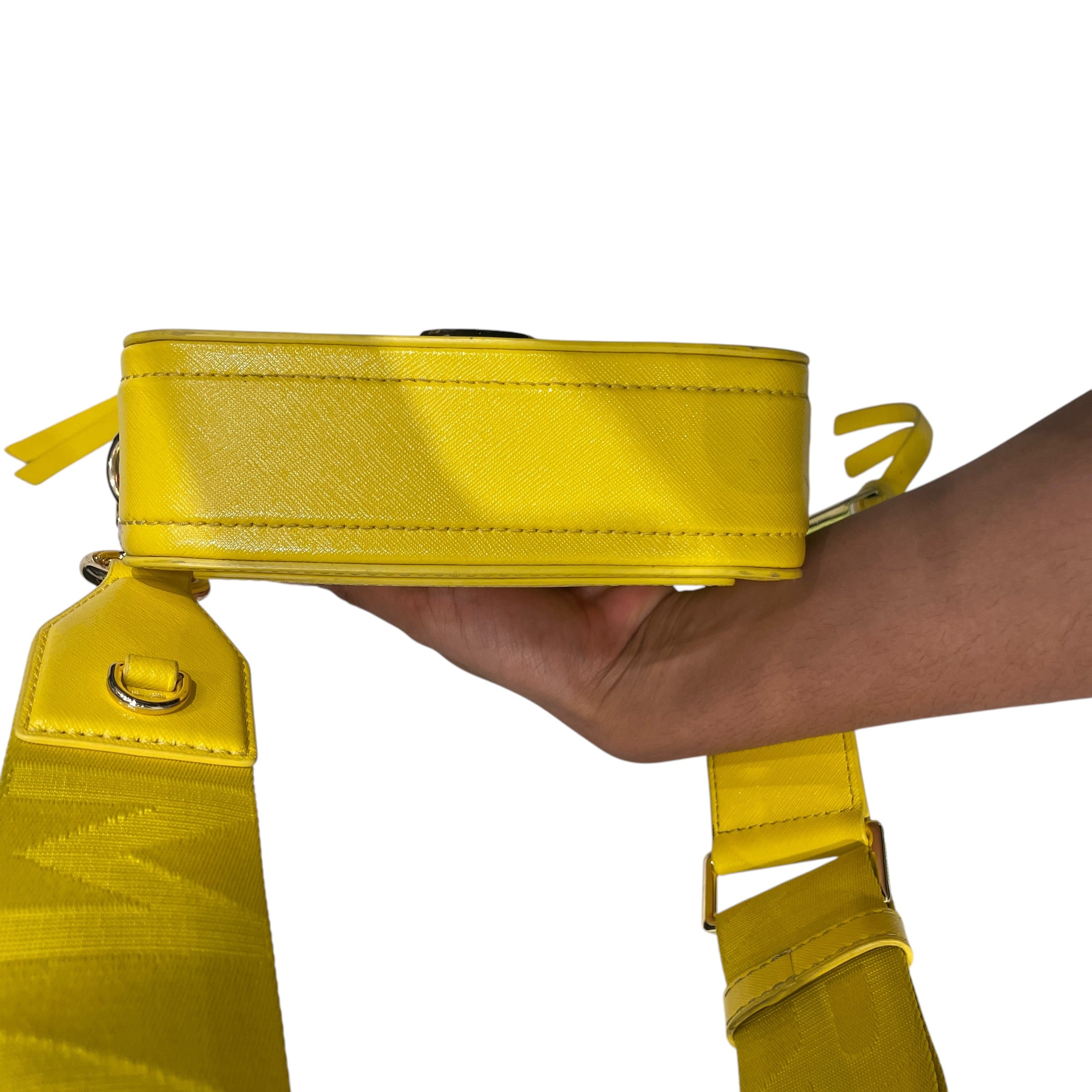 MARC JACOBS/Cross Body Bag/Leather/YEL/MJ SNAPSHOT CROSSBODY view 5