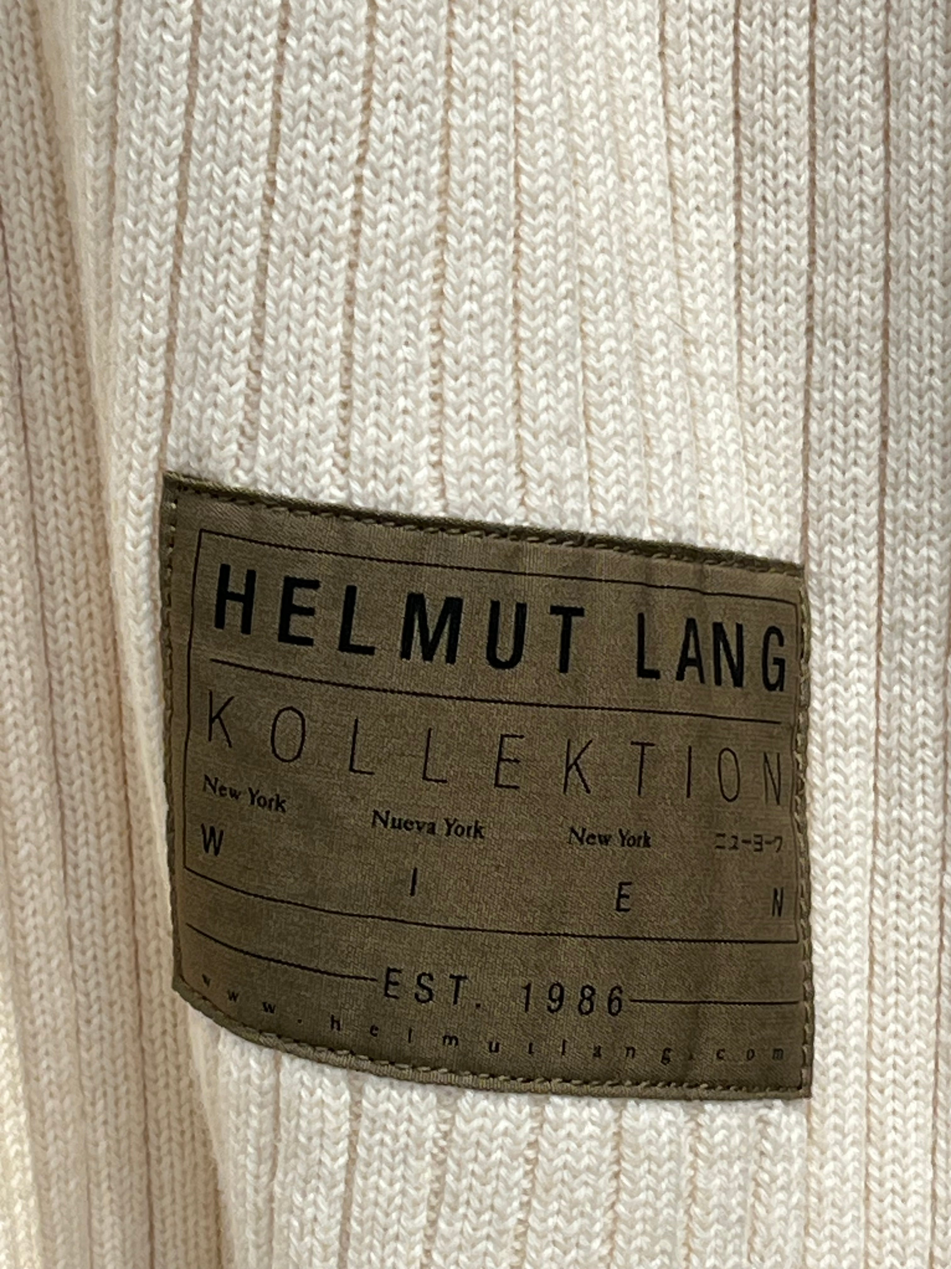 Helmut Lang/Sweater/M/Cotton/CRM/RIBBED view 5