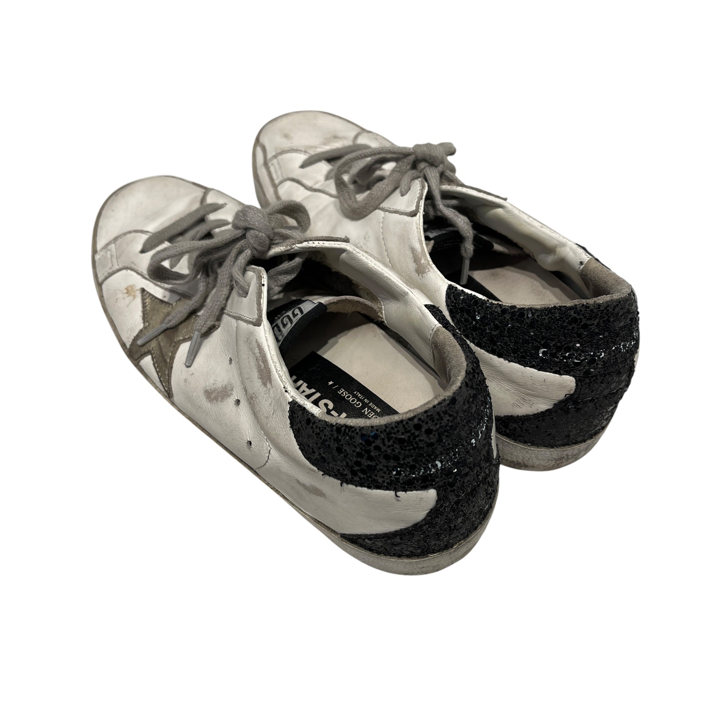 GOLDEN GOOSE/Low-Sneakers/US 6/Leather/WHT/golden star view 10