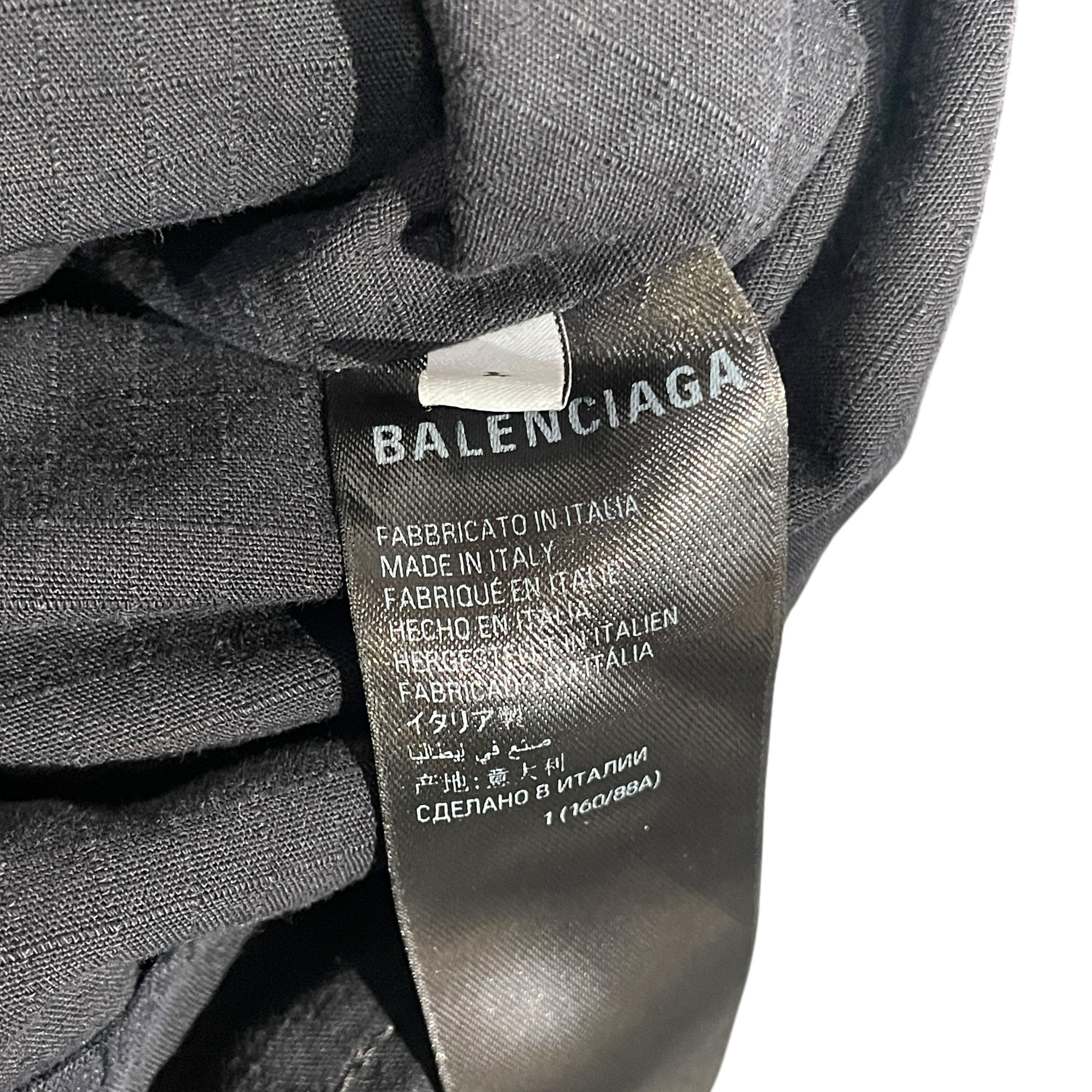 BALENCIAGA/Military Jkt/1/Cotton/BLK/DOUBLE FRONT MILITARY JACKET view 8