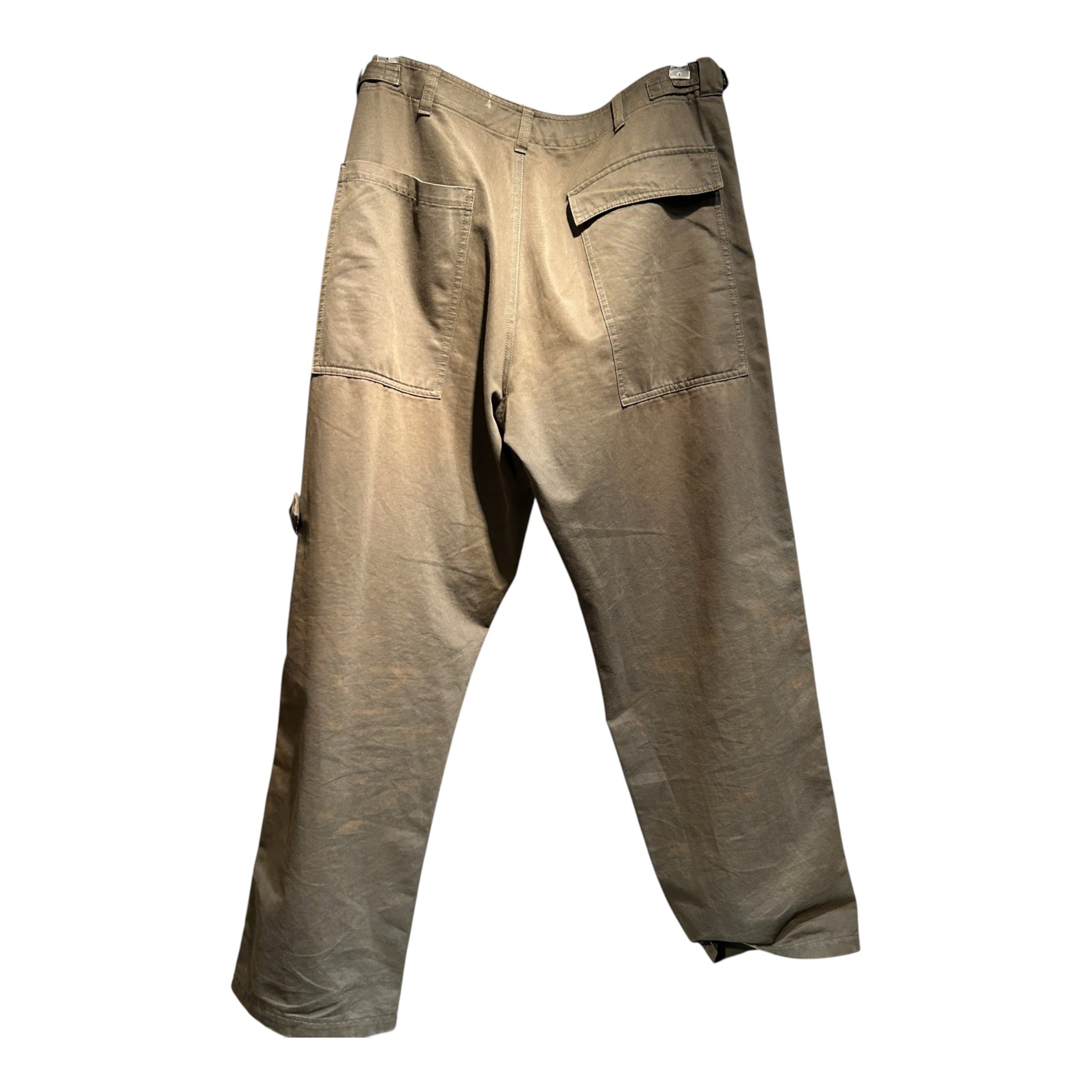 VALENTINO/Cargo Pants/50/Cotton/GRN/ONE SIDE POCKET view 1