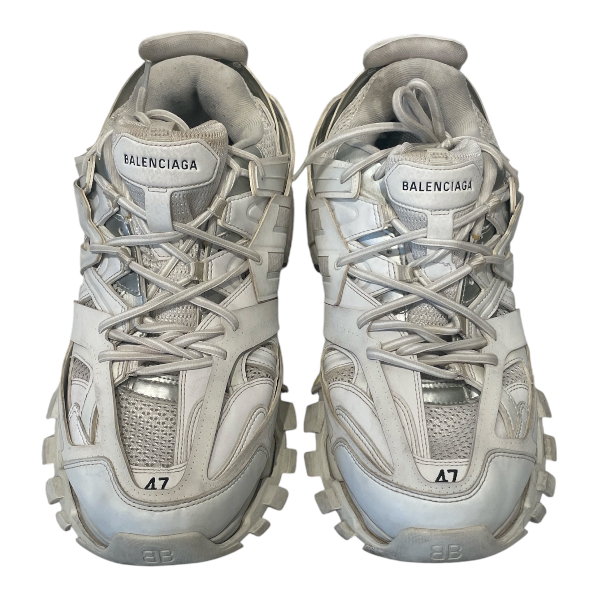 BALENCIAGA/Low-Sneakers/EU 47/Leather/WHT/TRACK SNEAKER view 3