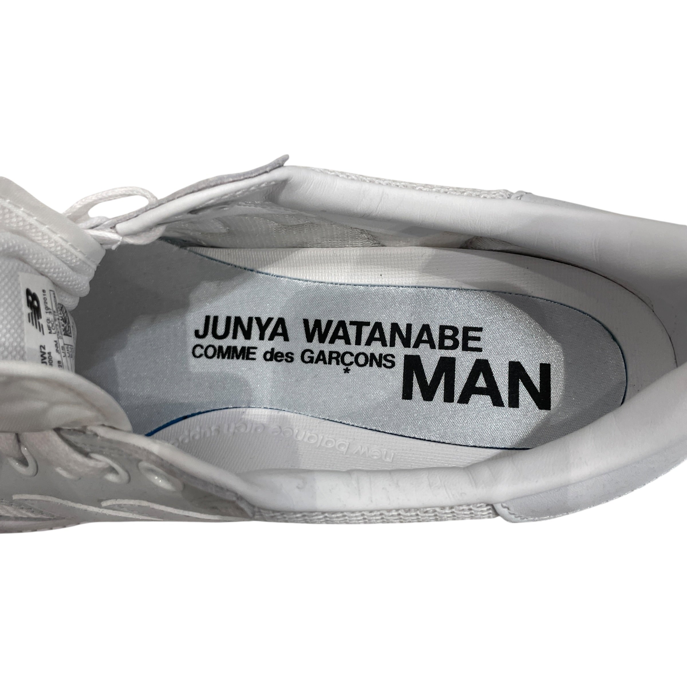 JUNYA WATANABE COMME des GARCONS MAN/NIKE/Low-Sneakers/EU 42.5/Cotton/WHT/YEL VIBRAM LOGO SHOE BOTTOM view 4