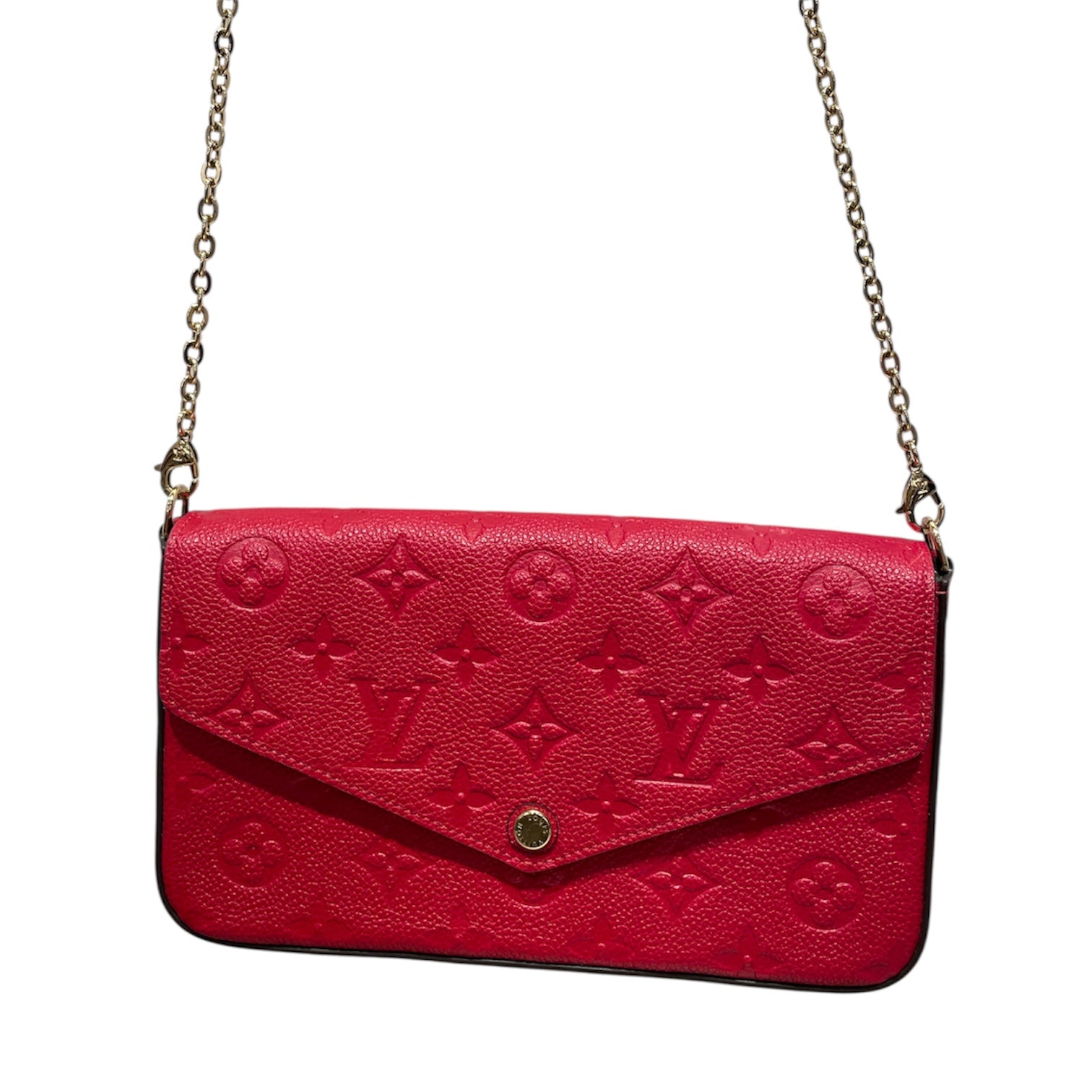 LOUIS VUITTON/Cross Body Bag/Monogram/RED/FELICIE POCHETTE view 3