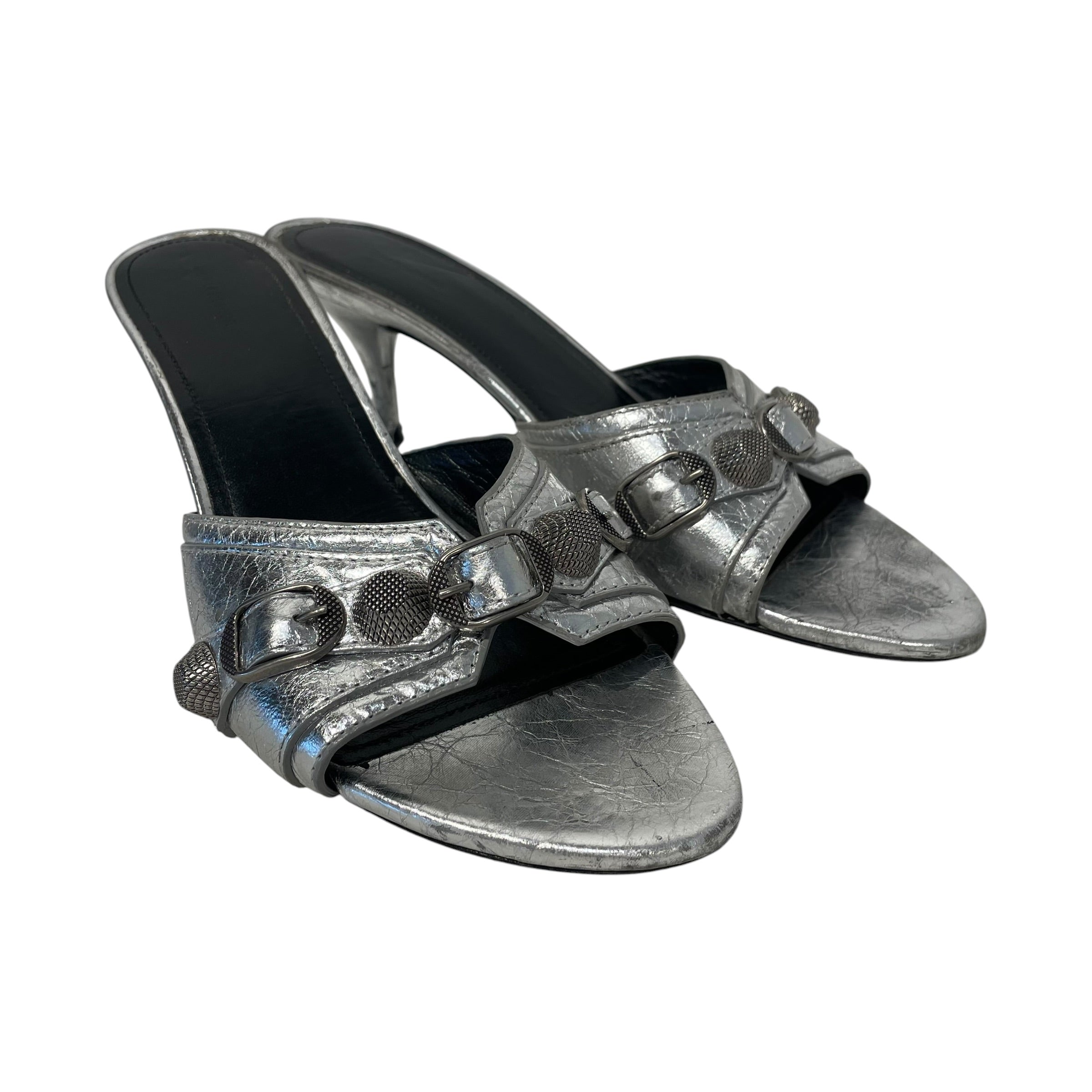 BALENCIAGA/Heels/EU 38.5/Faux Leather/SLV/694347 view 1