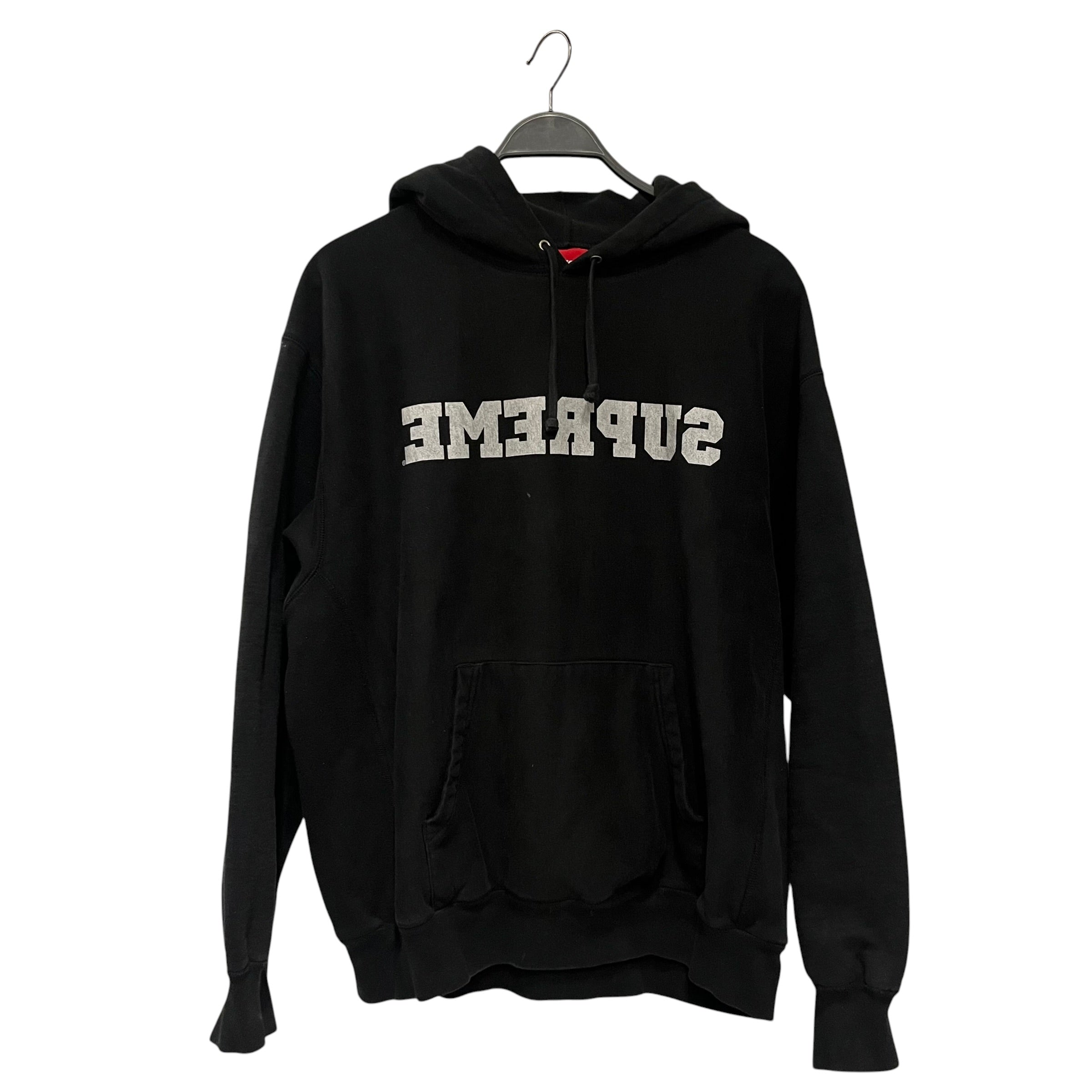 Supreme/Hoodie/L/Cotton/BLK/supreme reverse blk hoodie view 1