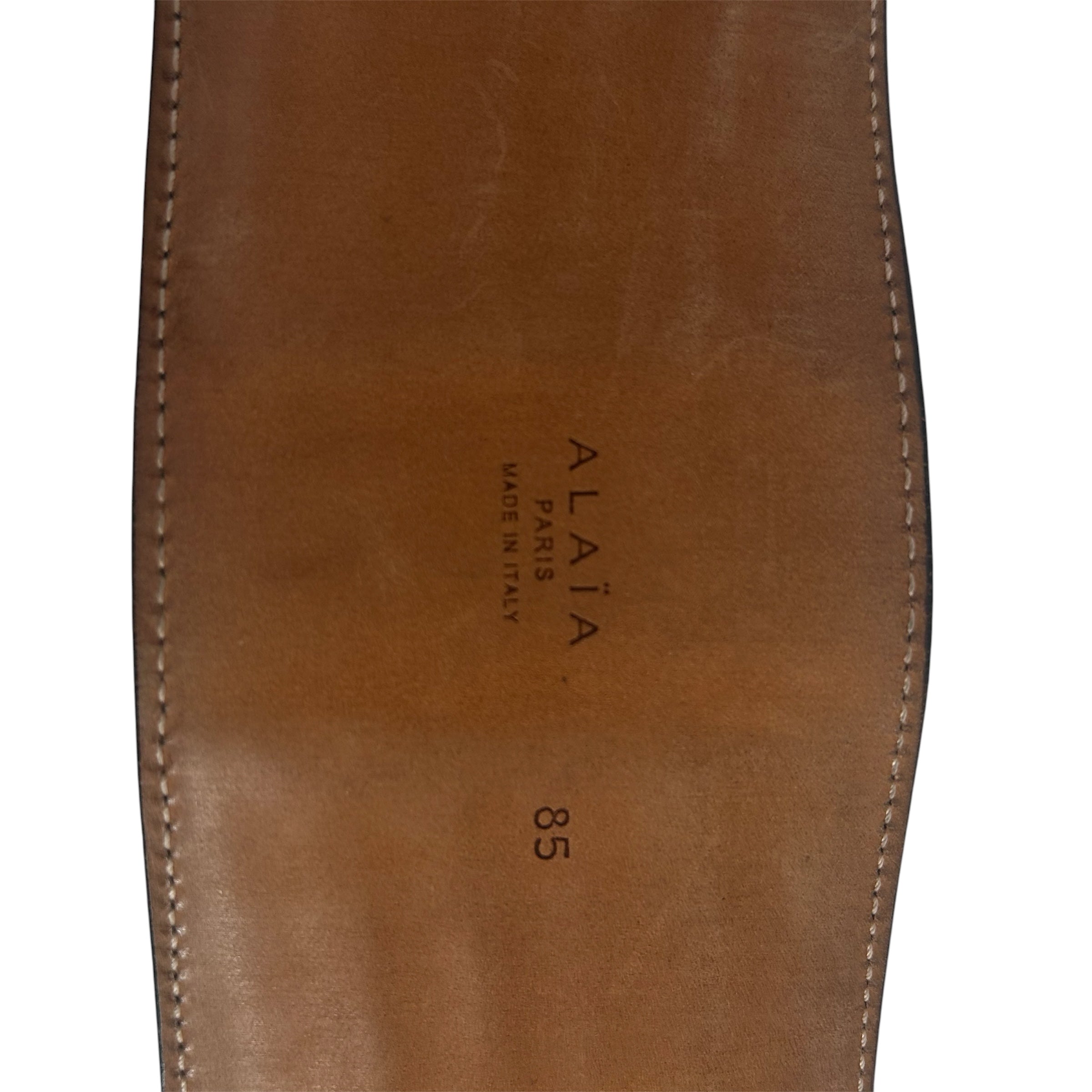 ALAIA/Belt/Leather/BLK/ view 4