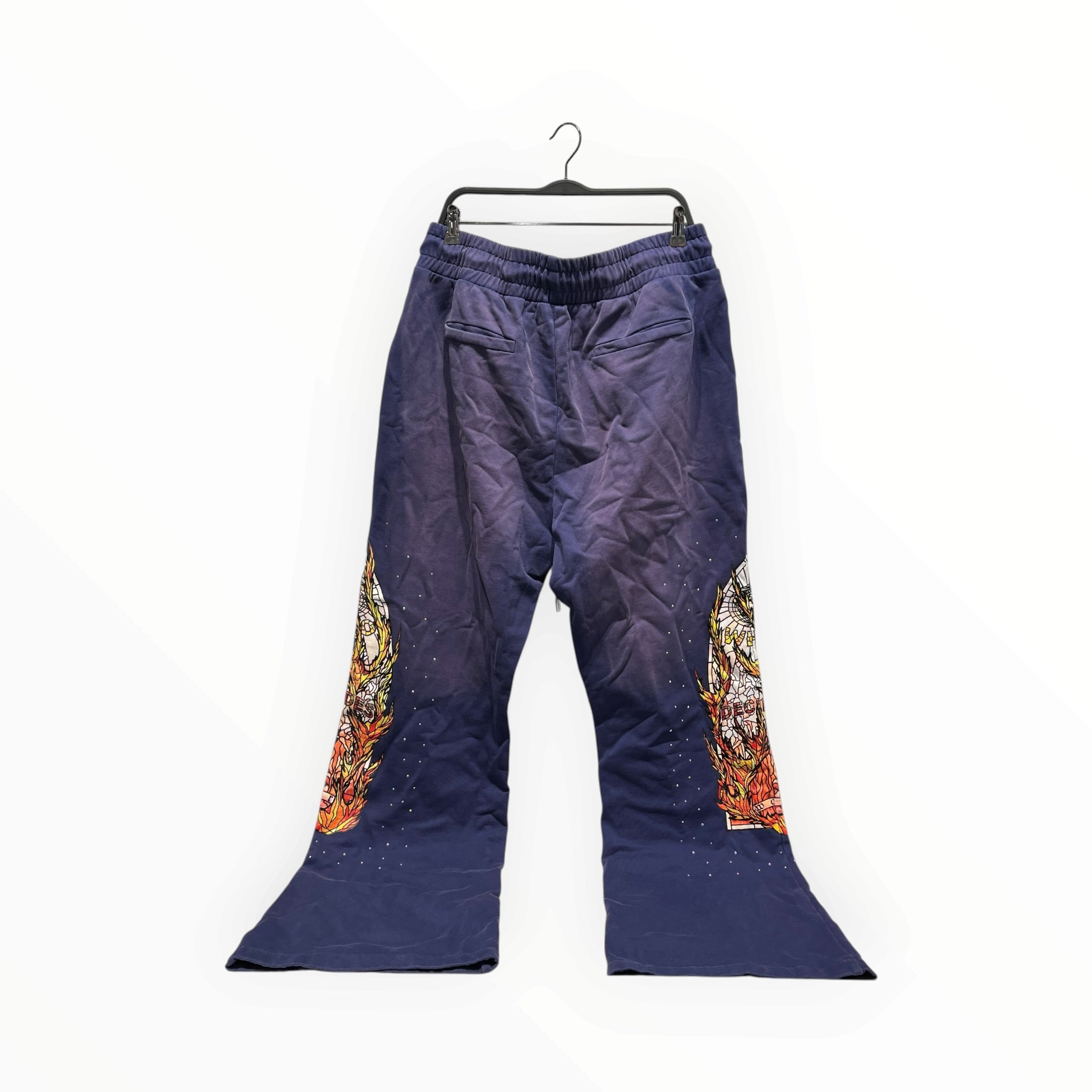 WHO DECIDES  WAR/Pants/38/Cotton/PPL/Flame Glass Sweatpants view 2