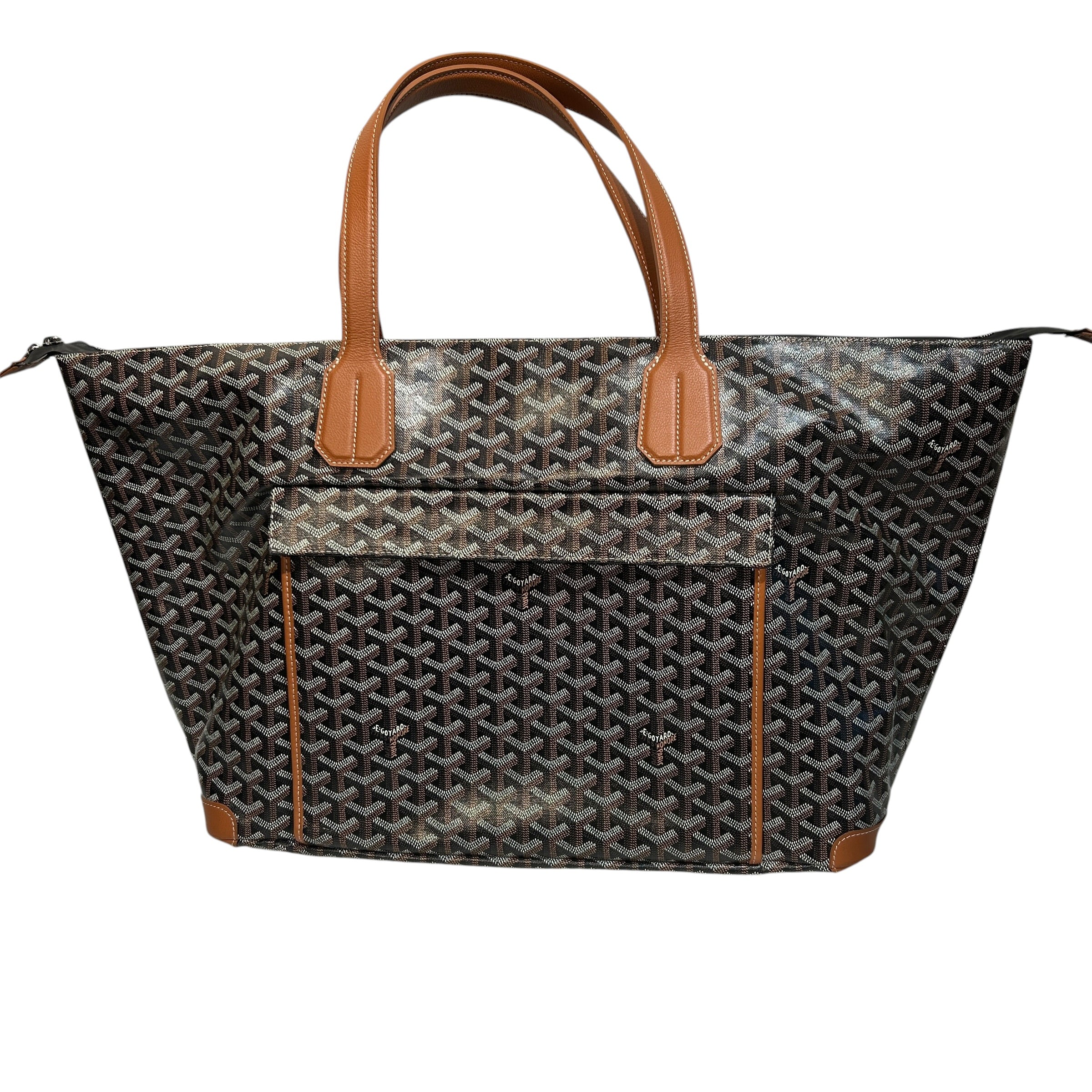 GOYARD/Tote Bag/Monogram/Leather/BRW/Diane Picnic Tote view 1