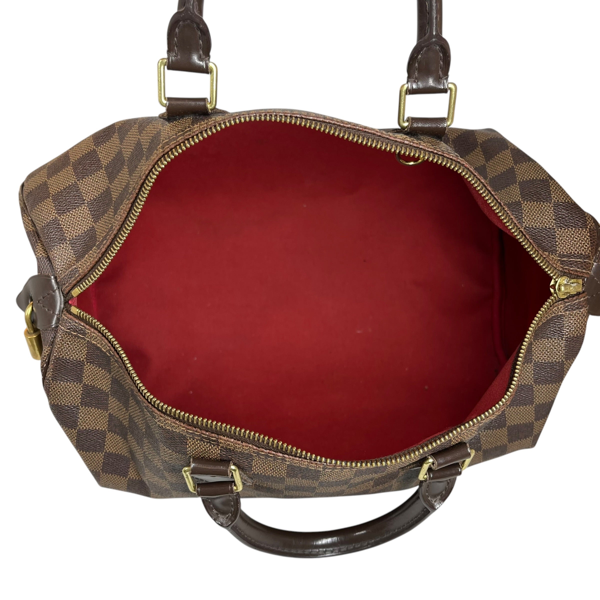 LOUIS VUITTON/Hand Bag/Leather/BRW/DAMIER SPEEDY 30 view 4
