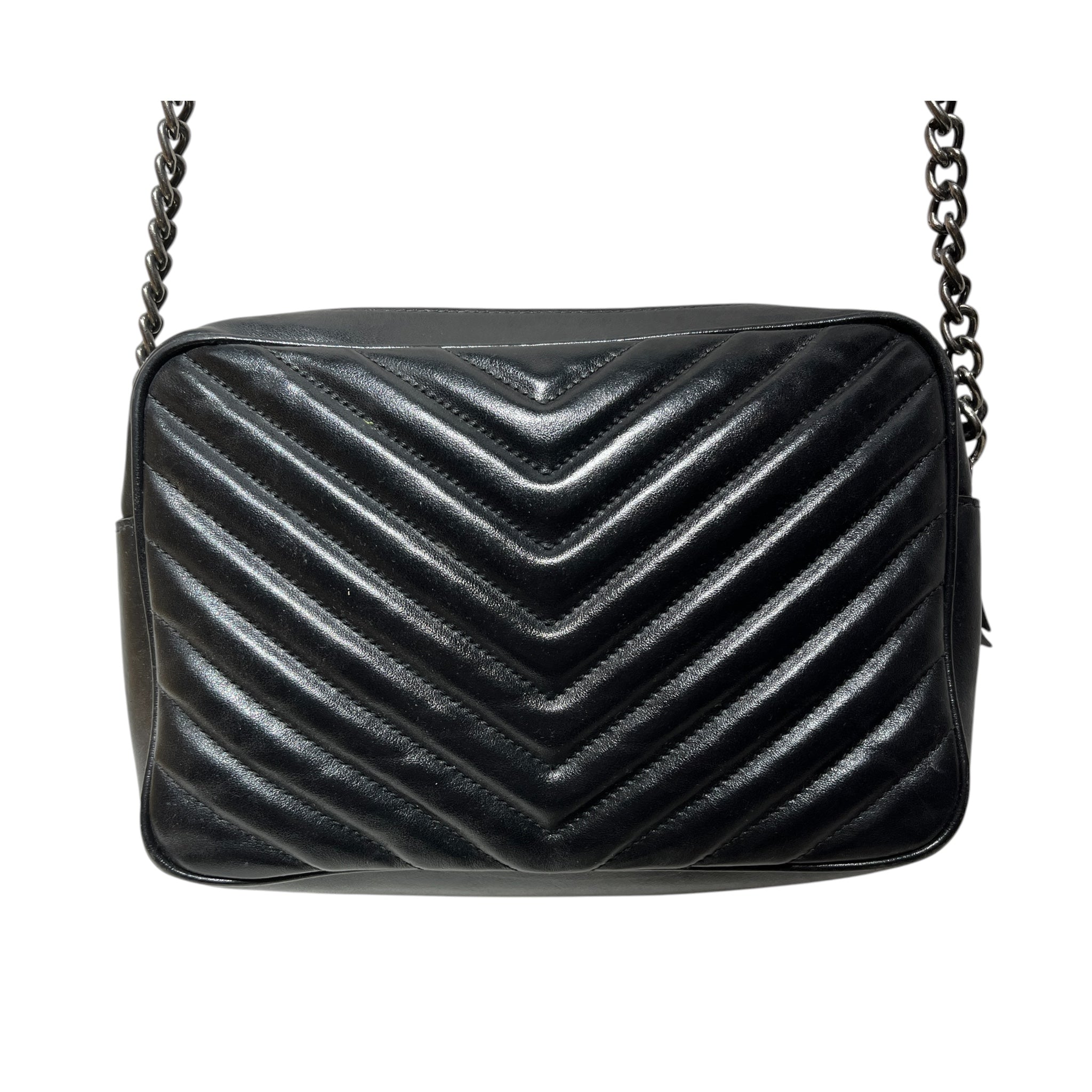 YVES SAINT LAURENT/Cross Body Bag/Leather/BLK/Quilted Leather Bag view 5