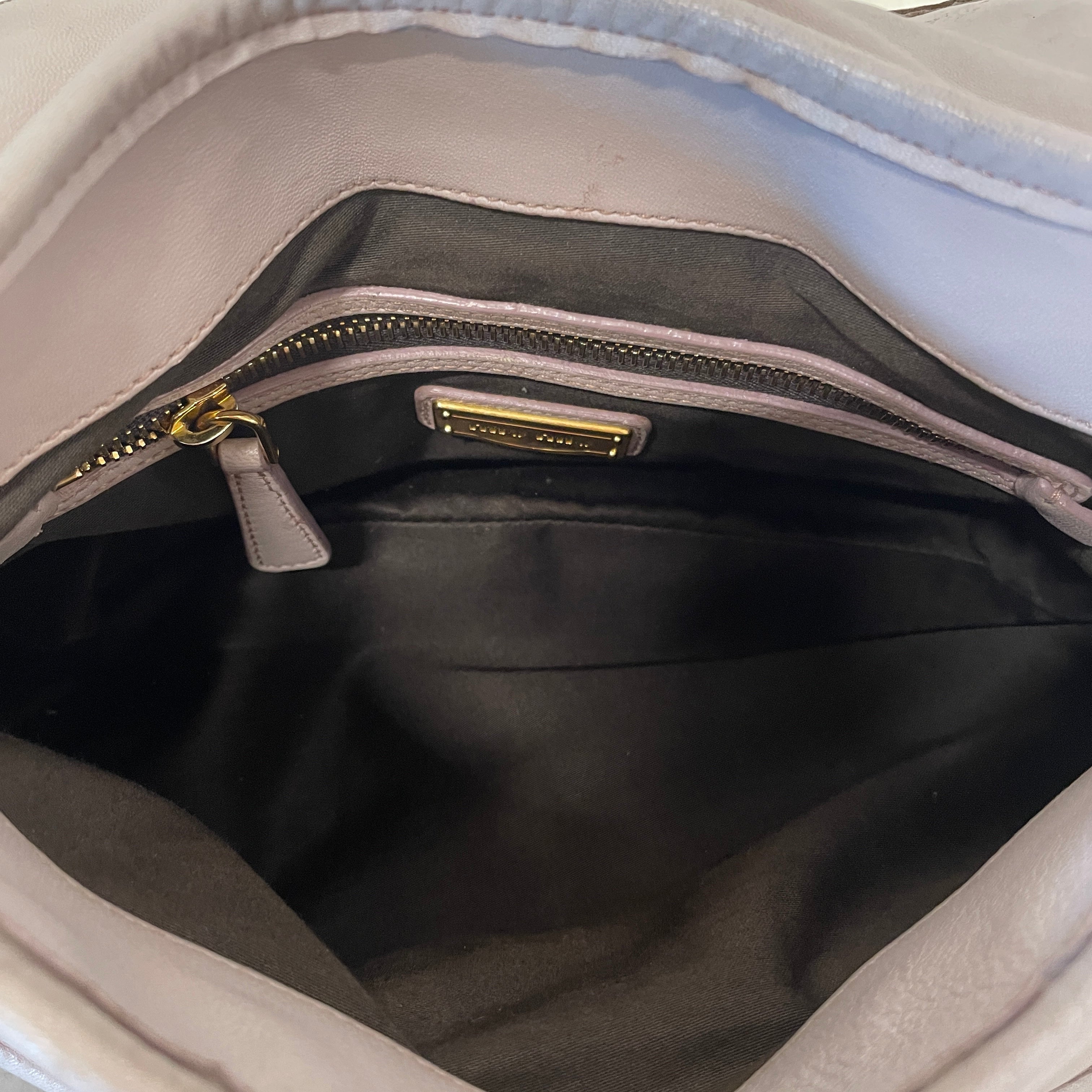 MIU MIU/Bag/Leather/PNK/COFFER BAG AS IS view 7