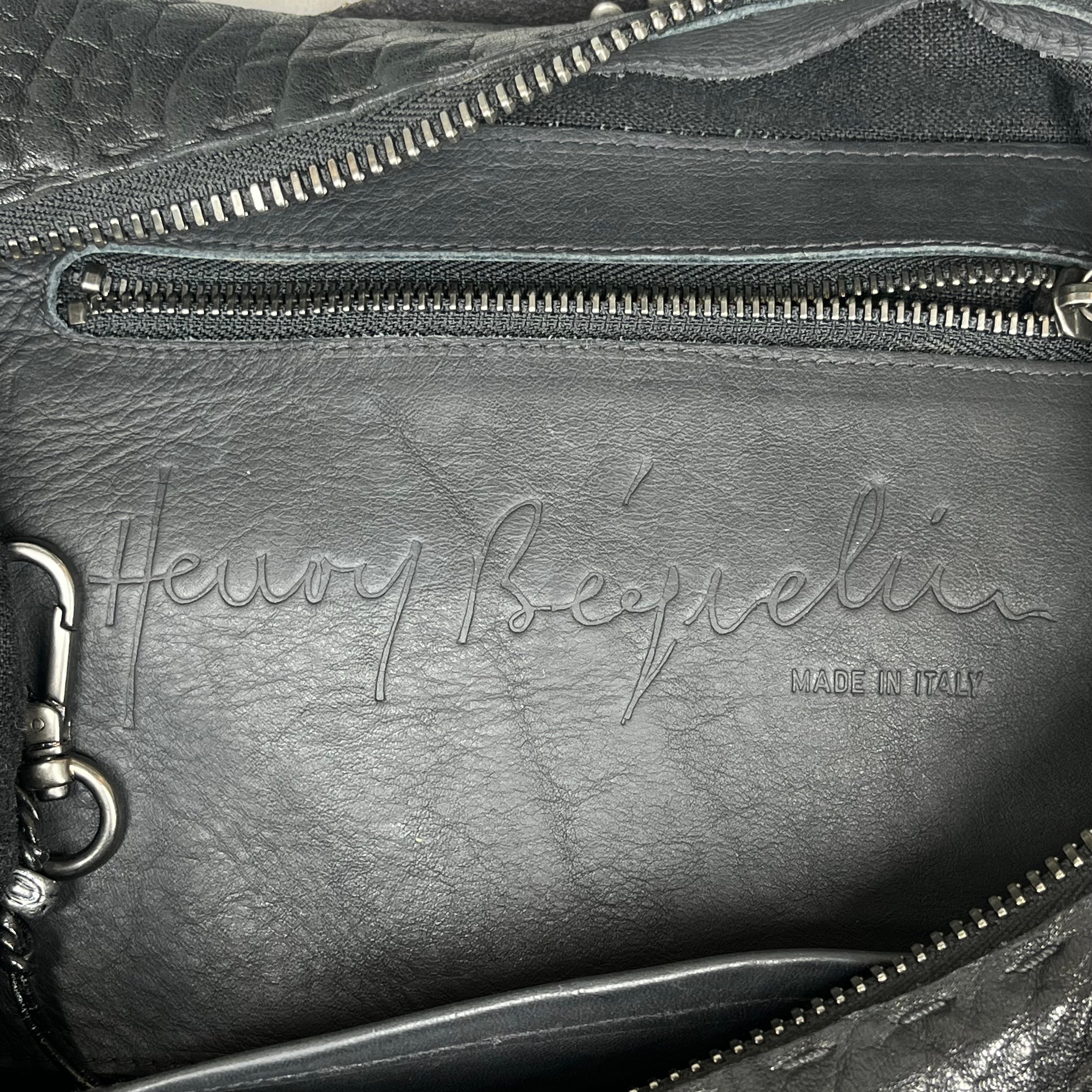 HENRY BEGUELIN/Hand Bag/Leather/BLK/ view 4