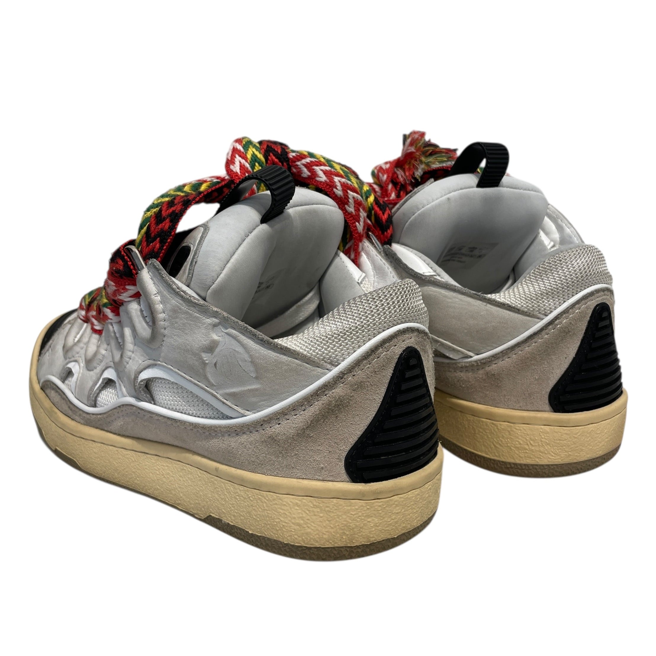 LANVIN/Low-Sneakers/EU 37/Leather/GRY/CURB view 2