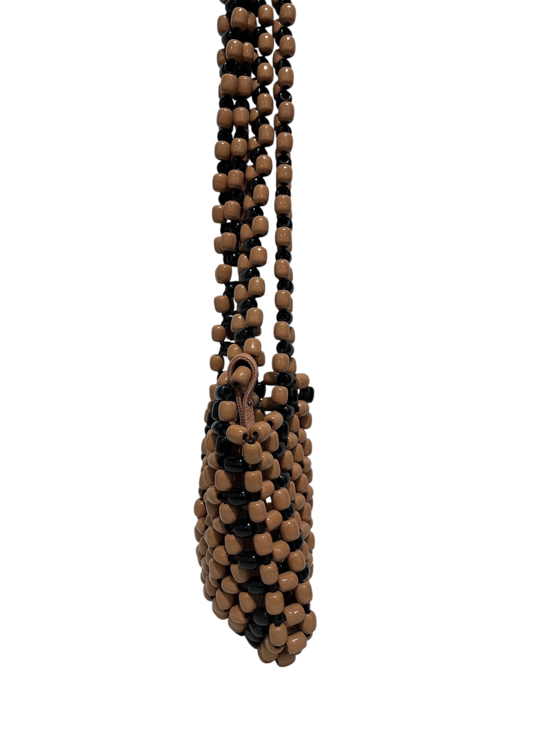 LEMAIRE/Bag/OS/MLT/BLK/BRWN BEADED BAG view 3