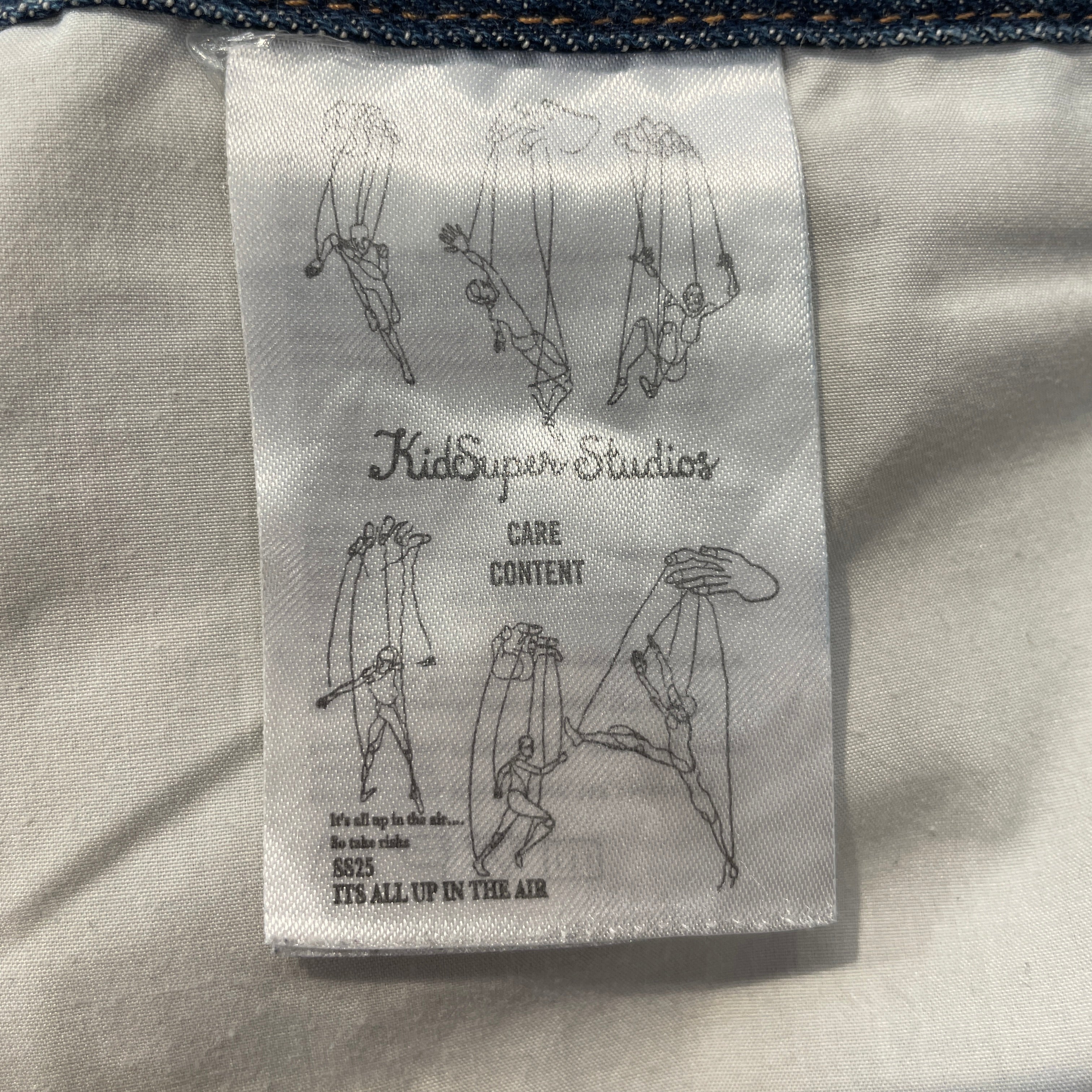 Kidsuper/Shorts/XL/Denim/NVY/All Over Print/ view 5
