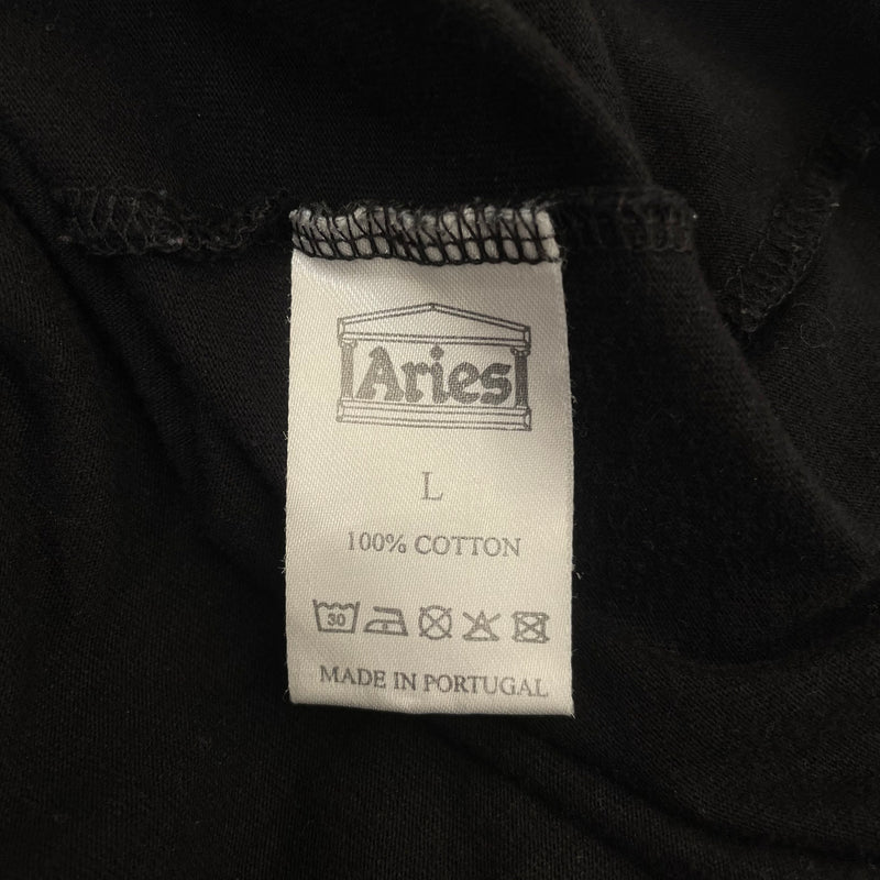 ARIES/T-Shirt/L/Cotton/BLK/Graphic/