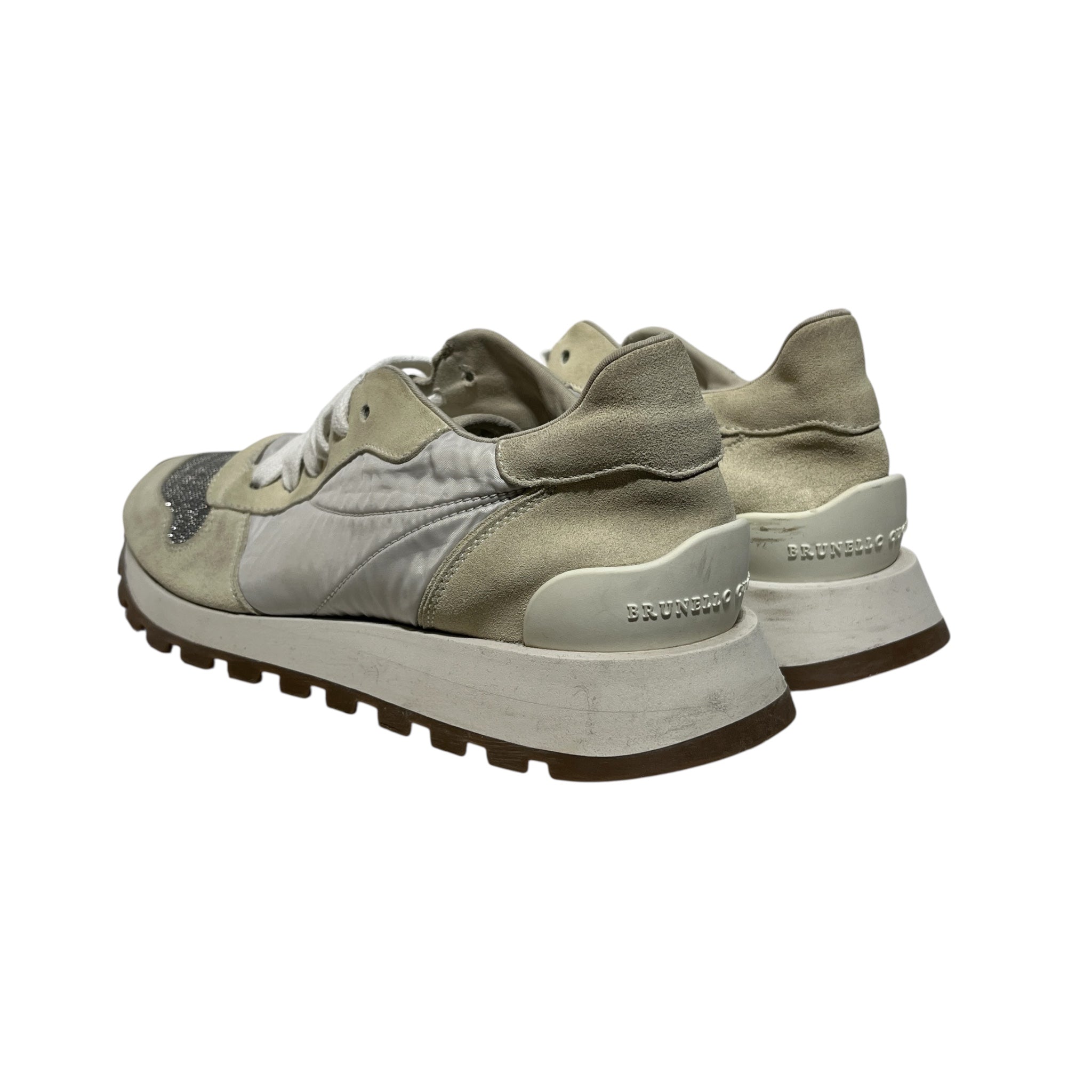 BRUNELLO CUCINELLI/Low-Sneakers/US 6/Suede/KHK/Monili Sneakers view 2