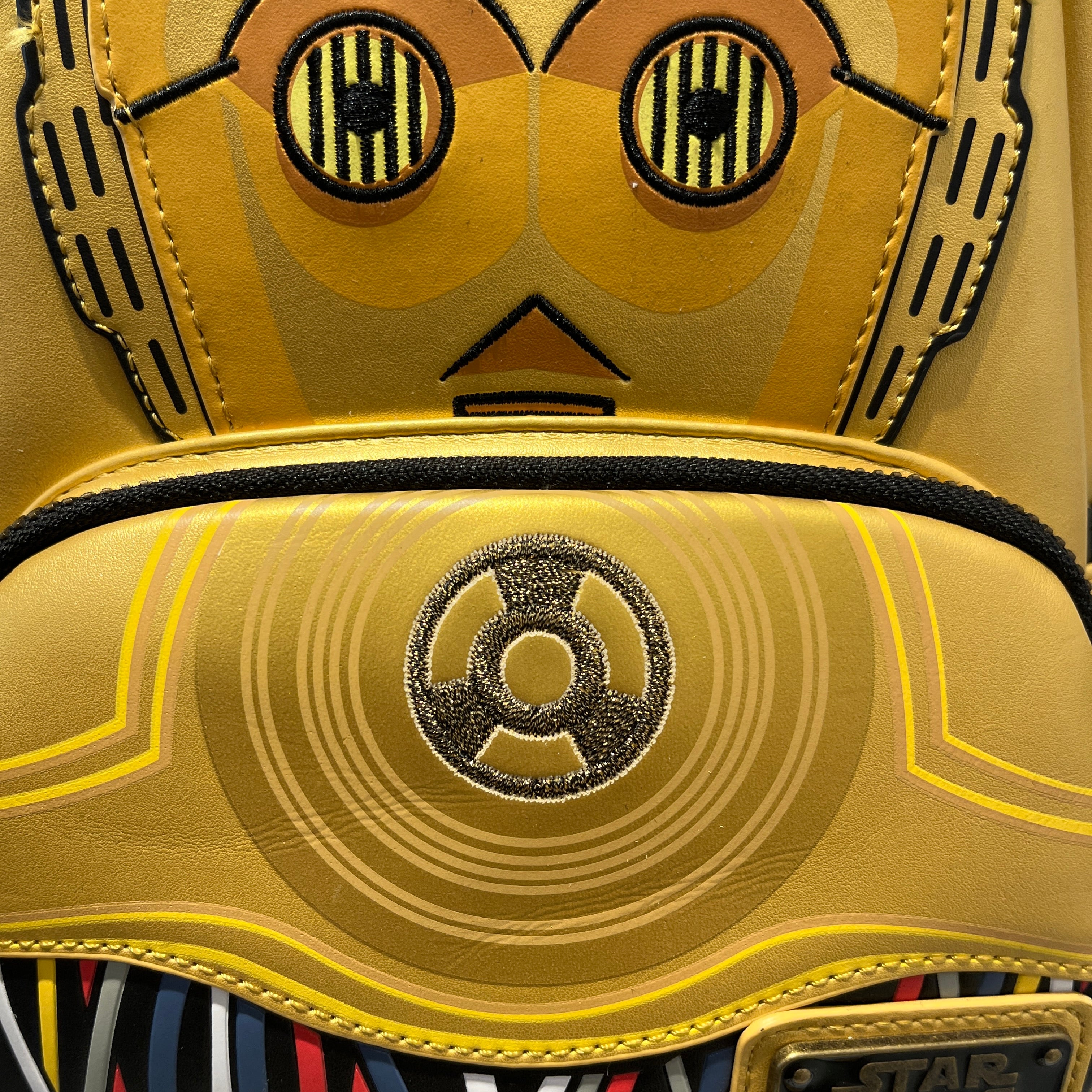 Loungefly/Backpack/MLT/starwars- gold robot view 4