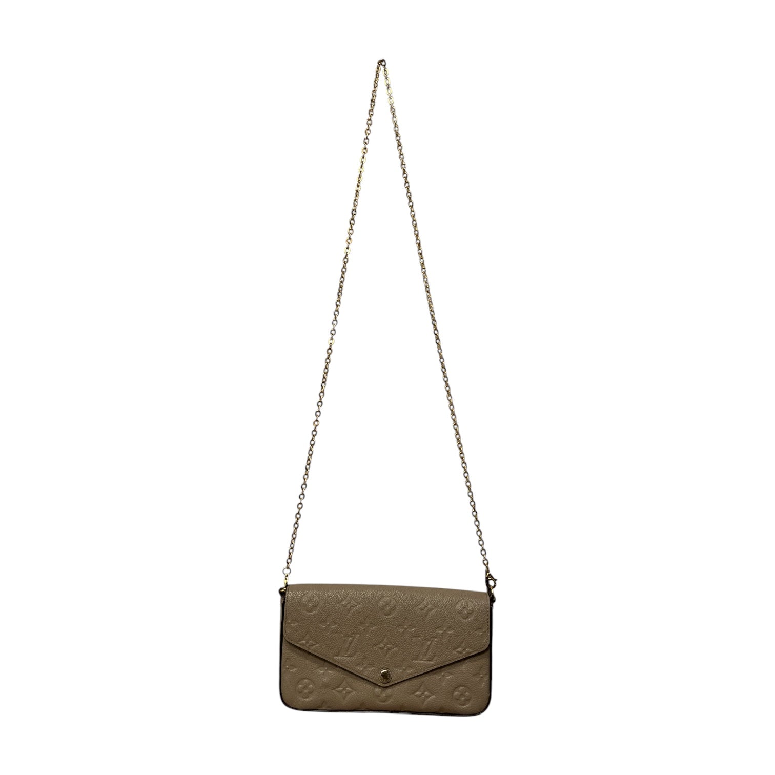 LOUIS VUITTON/Pouch/Leather/BEG/pouchette felicie view 1