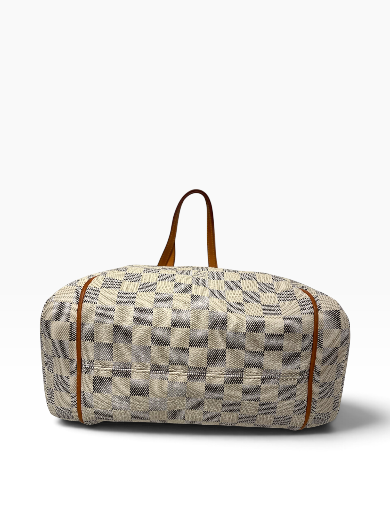LOUIS VUITTON/Hand Bag/Leather/WHT/Damier Azur Totally tote view 5