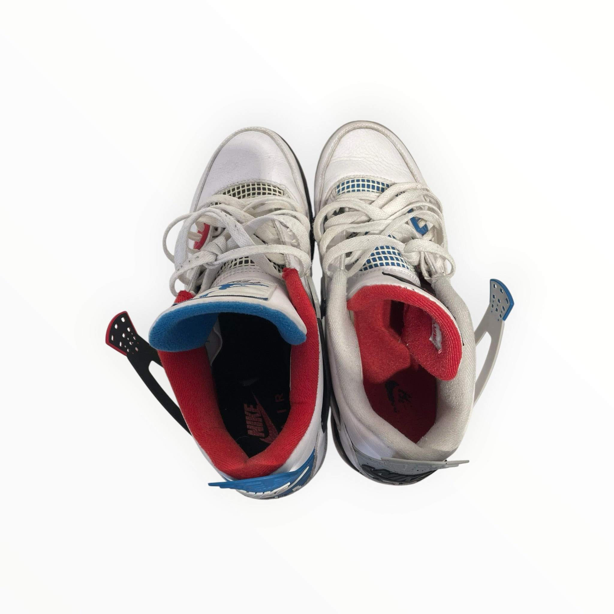 JORDAN BRAND/Low-Sneakers/US 10.5/Leather/WHT/jordan 4 what the view 3