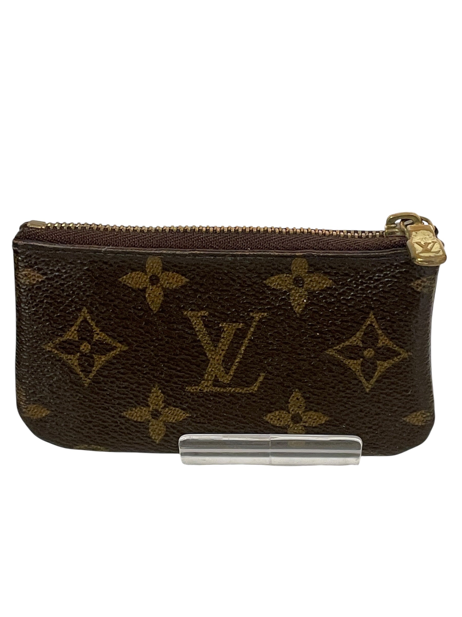 LOUIS VUITTON/Coin Wallet/Monogram/Leather/BRW/L's/ view 2