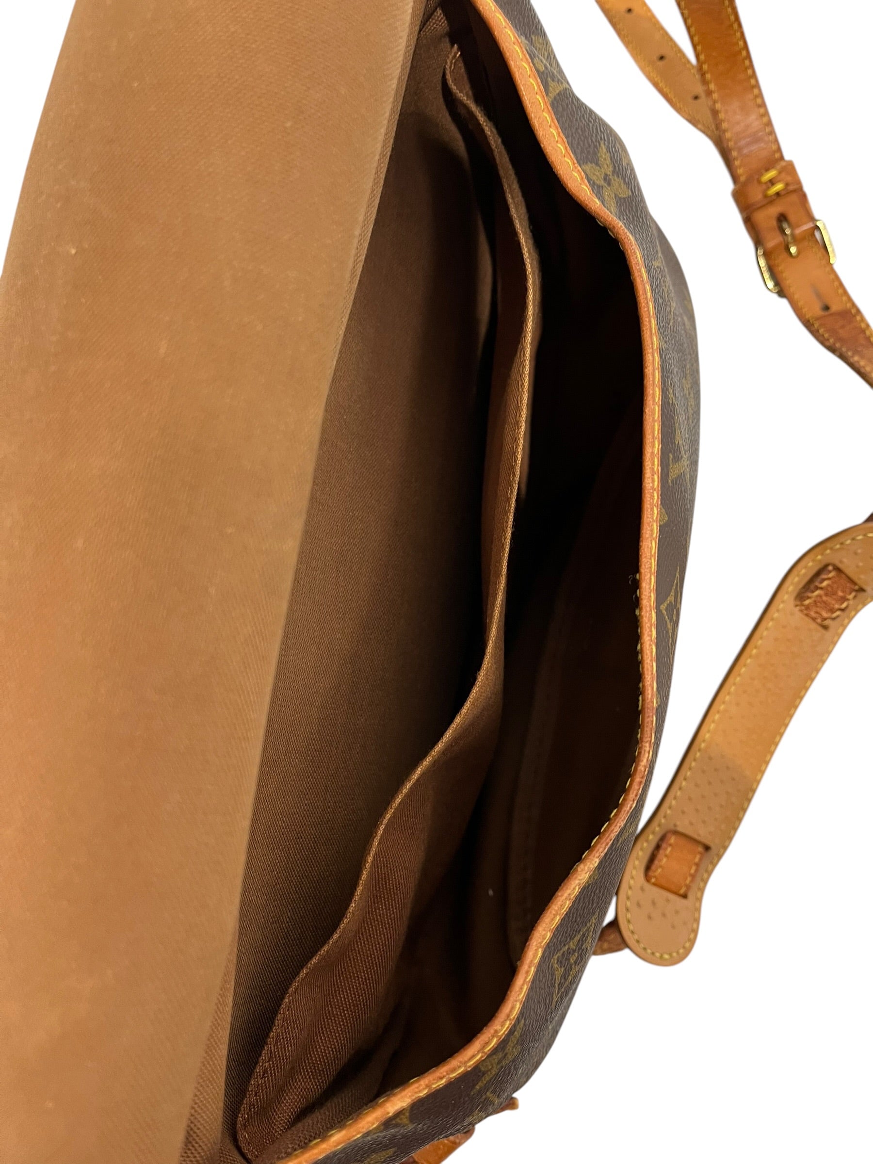 LOUIS VUITTON/Cross Body Bag/Brown/Leather/SAUMUR 30_MONOGRAM CANVAS/M42256 view 5