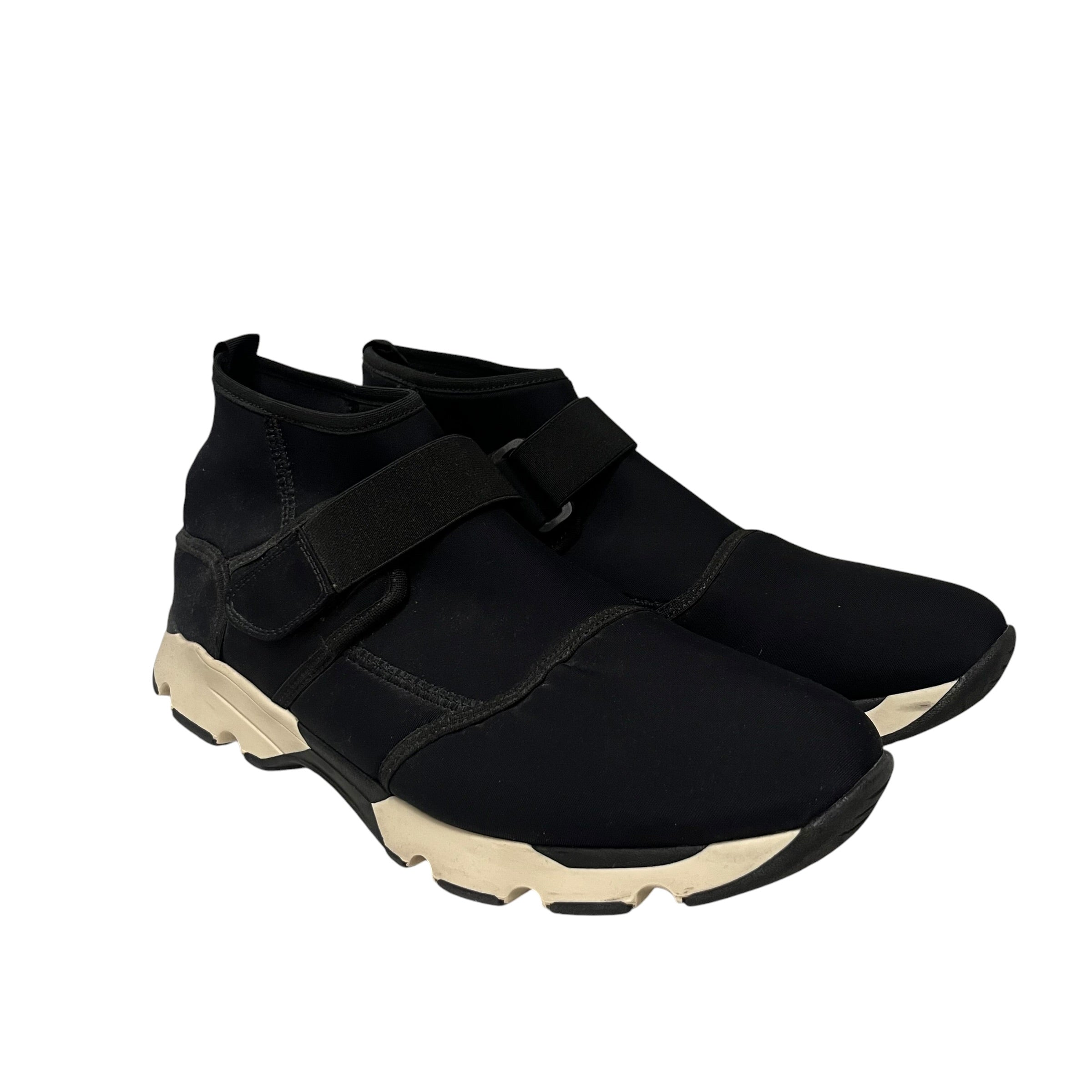MARNI/Hi-Sneakers/US 12/Polyester/BLK/Marni Neoprene Velcro Sneaker view 1