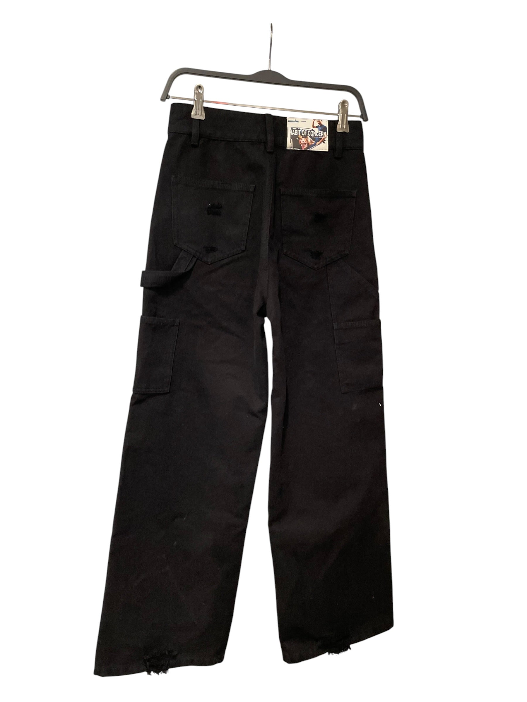 HABIT OF CONCERN/Carpenter Pants/27/Cotton/BLK/LARRY ALEXANDER view 2
