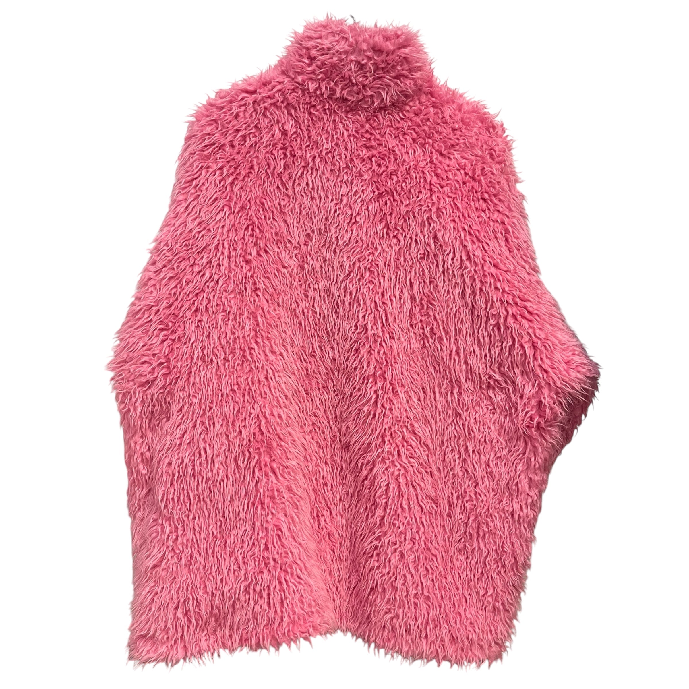BALENCIAGA/Jacket/36/Fake Fur/PNK/oversized faux fur jkt view 2