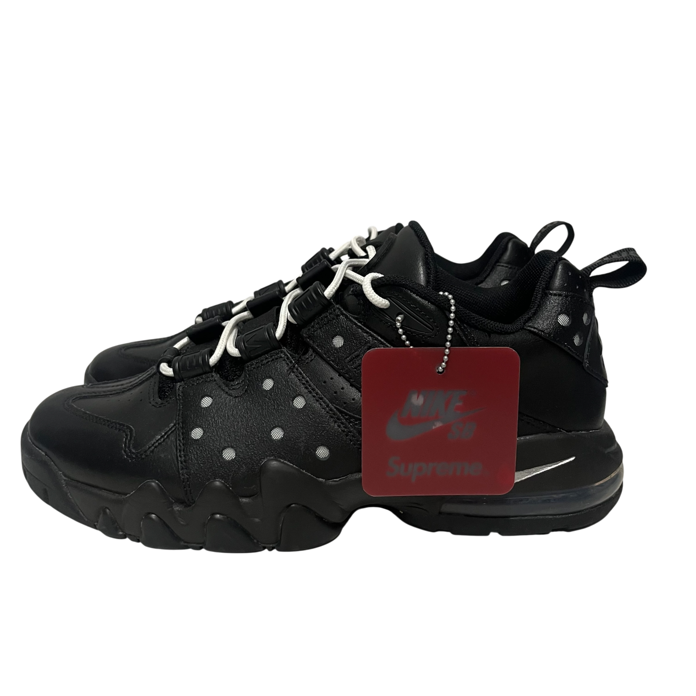 NIKE/Supreme/Low-Sneakers/US 10/Leather/BLK/IM4283-001 view 3