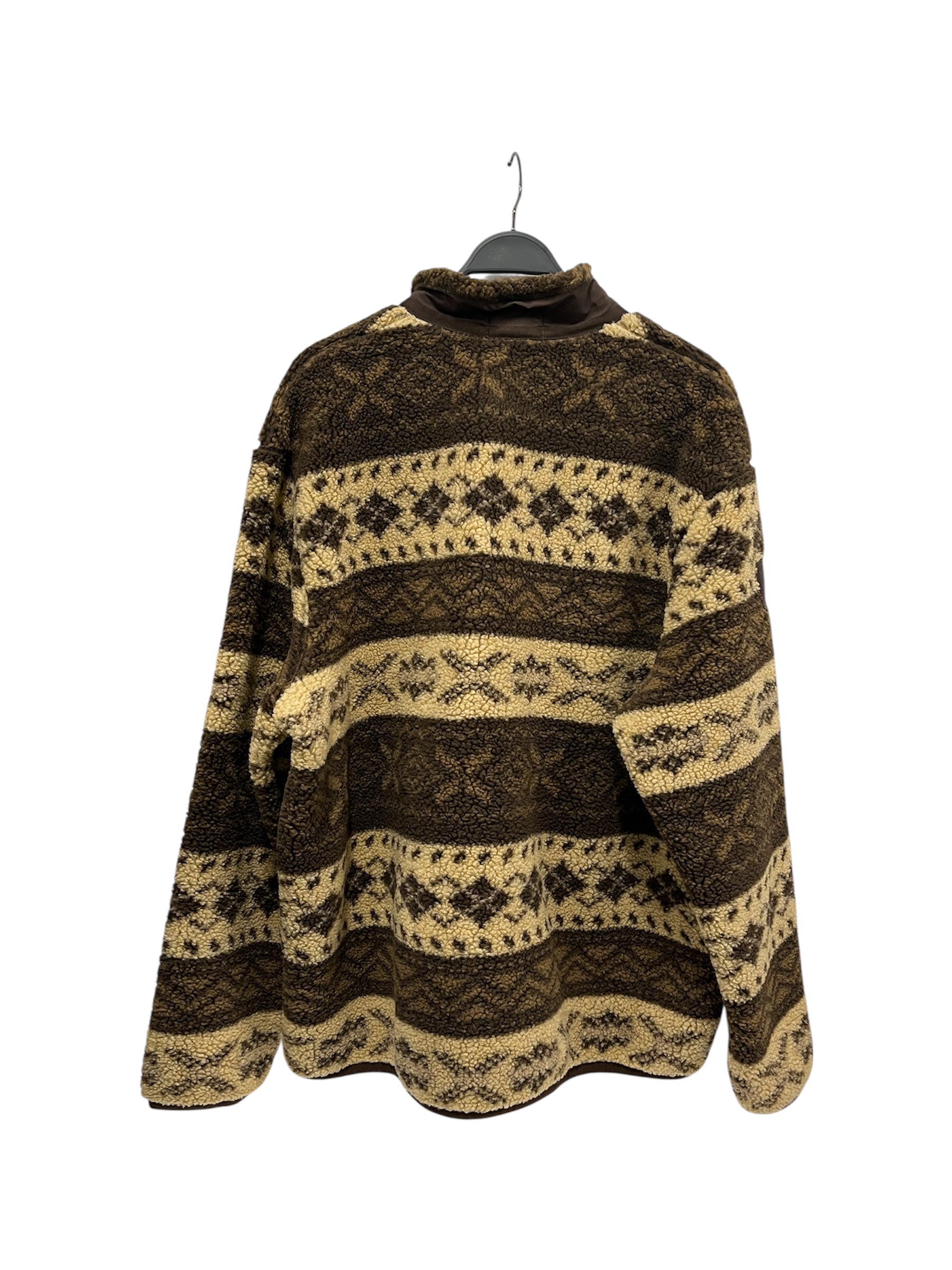 POLO RALPH LAUREN/Fleece Jkt/XXL/Polyester/BRW/All Over Print/PATTERNED PILE HYBRID SHERPA view 2
