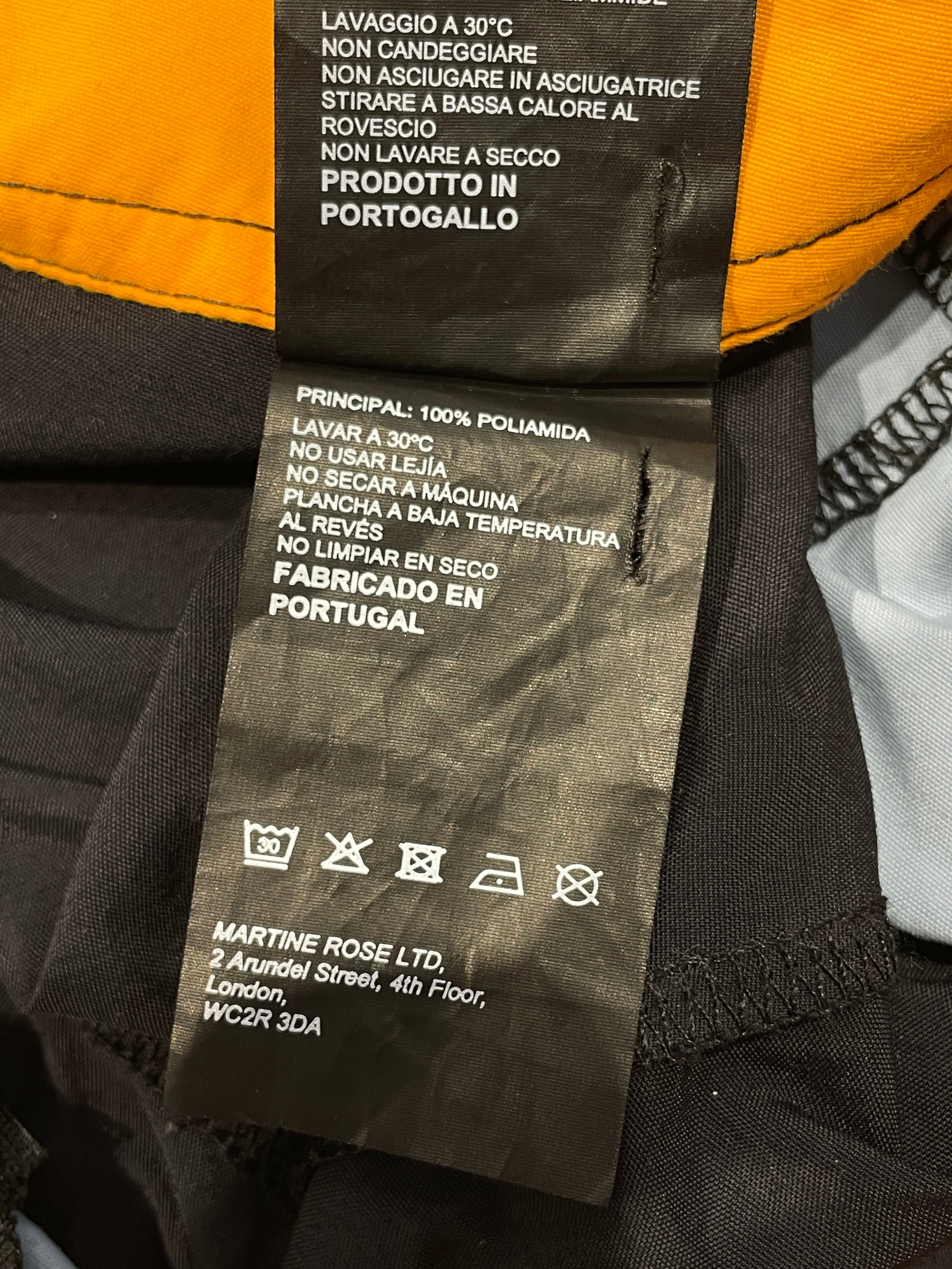 MARTINE ROSE/Pants/Nylon/BLK/ORANGE ACCENTS view 6