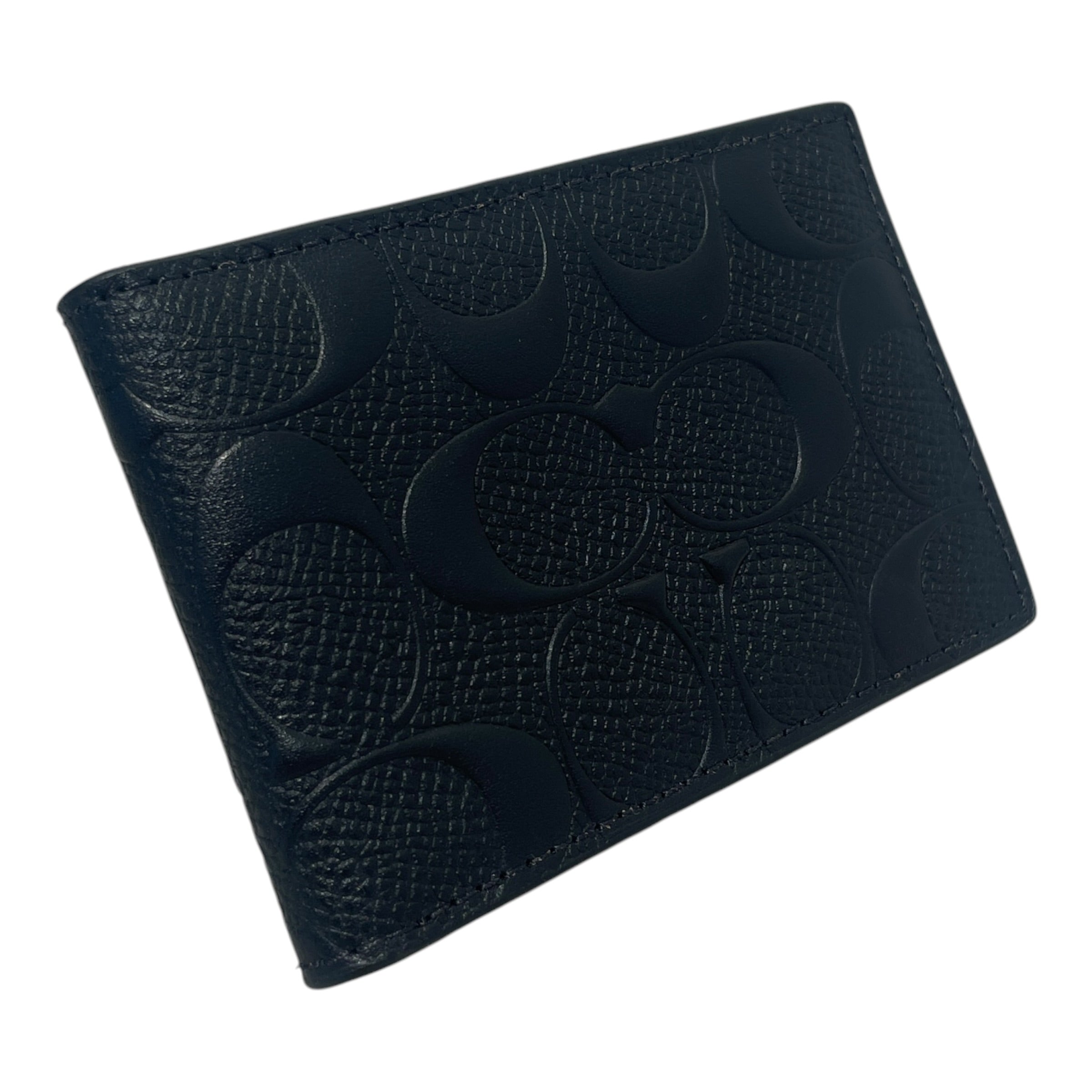 COACH/Bifold Wallet/Monogram/Leather/BLK/M's/Monogram Wallet view 1