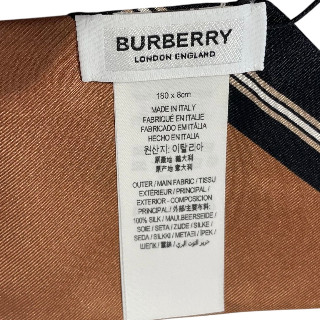 BURBERRY/Scarf/Plaid/Silk/CML/L's/vintage check ribbon view 2