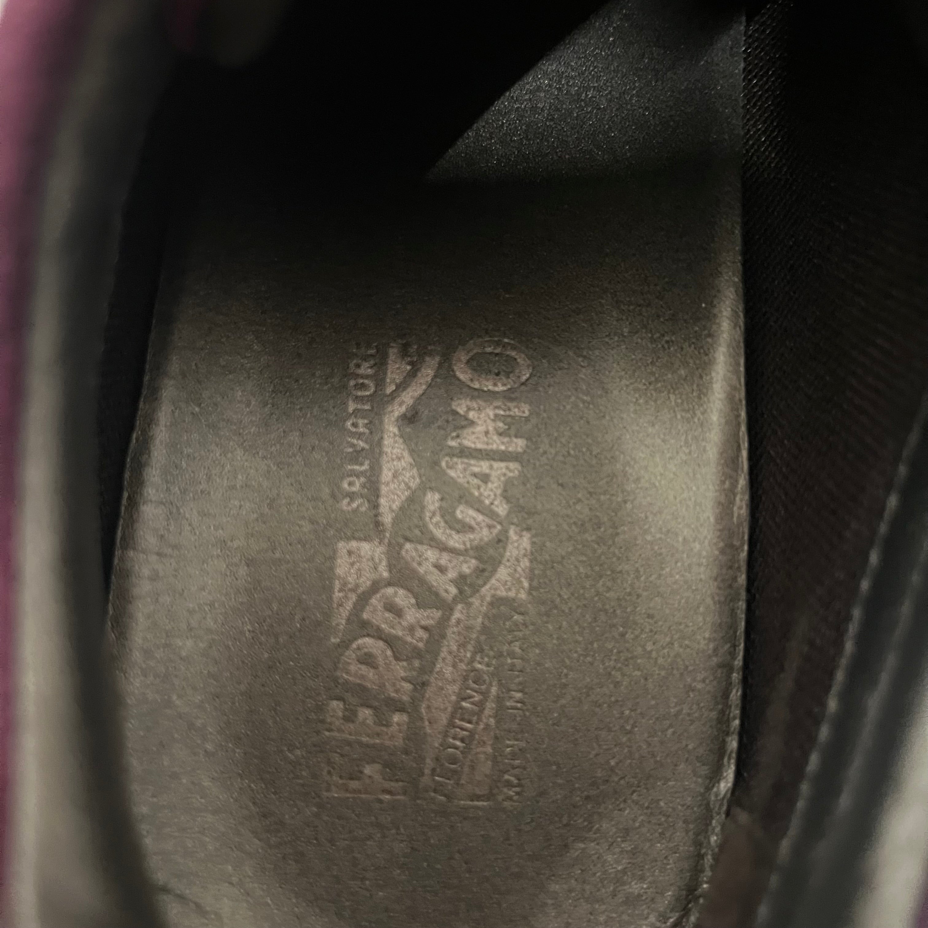 Salvatore Ferragamo/Low-Sneakers/US 9.5/Suede/PPL/2000S SUEDE view 4