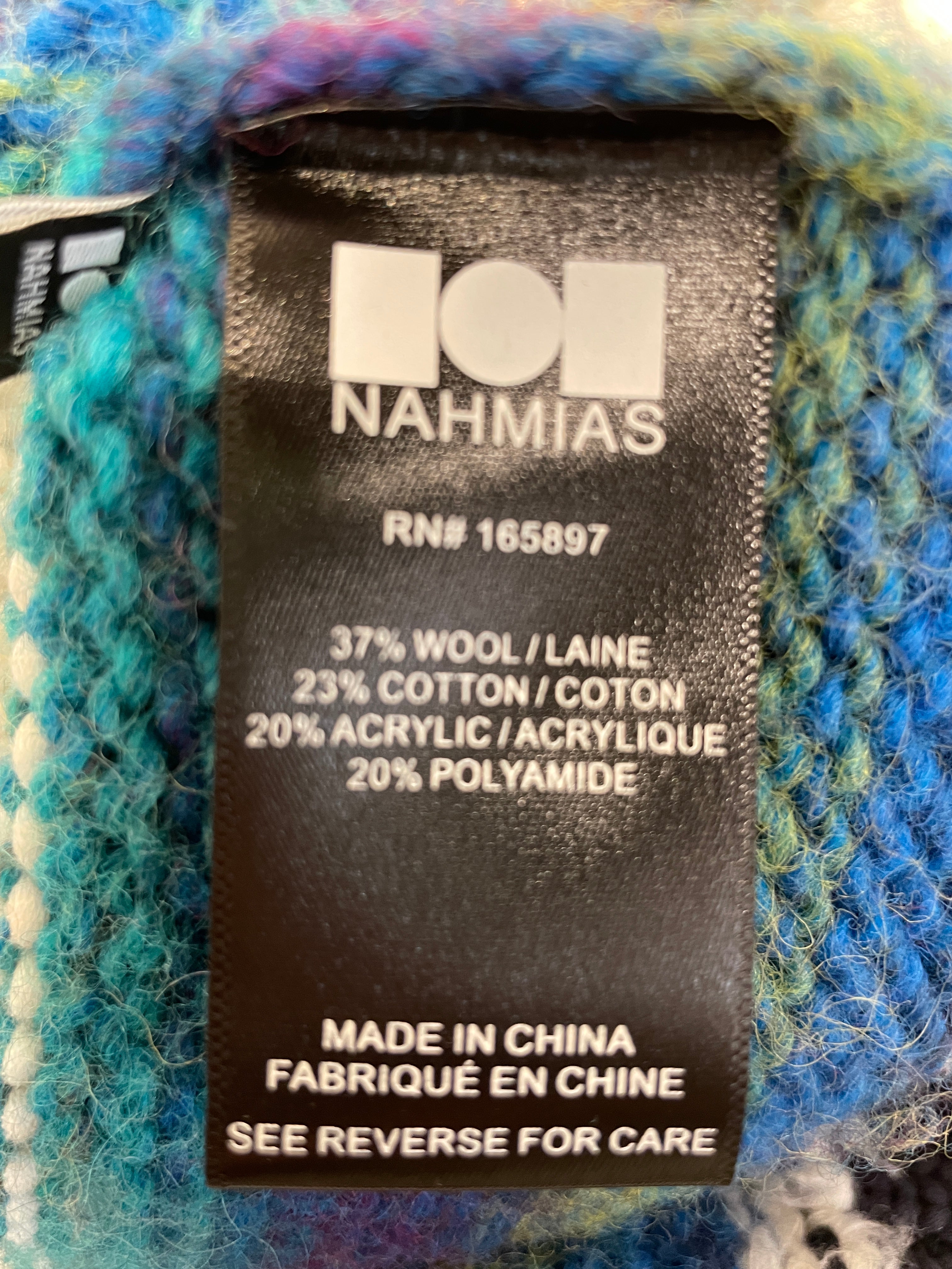 NAHMIAS/Sweater/XL/Stripe/Wool/BLU/ view 4