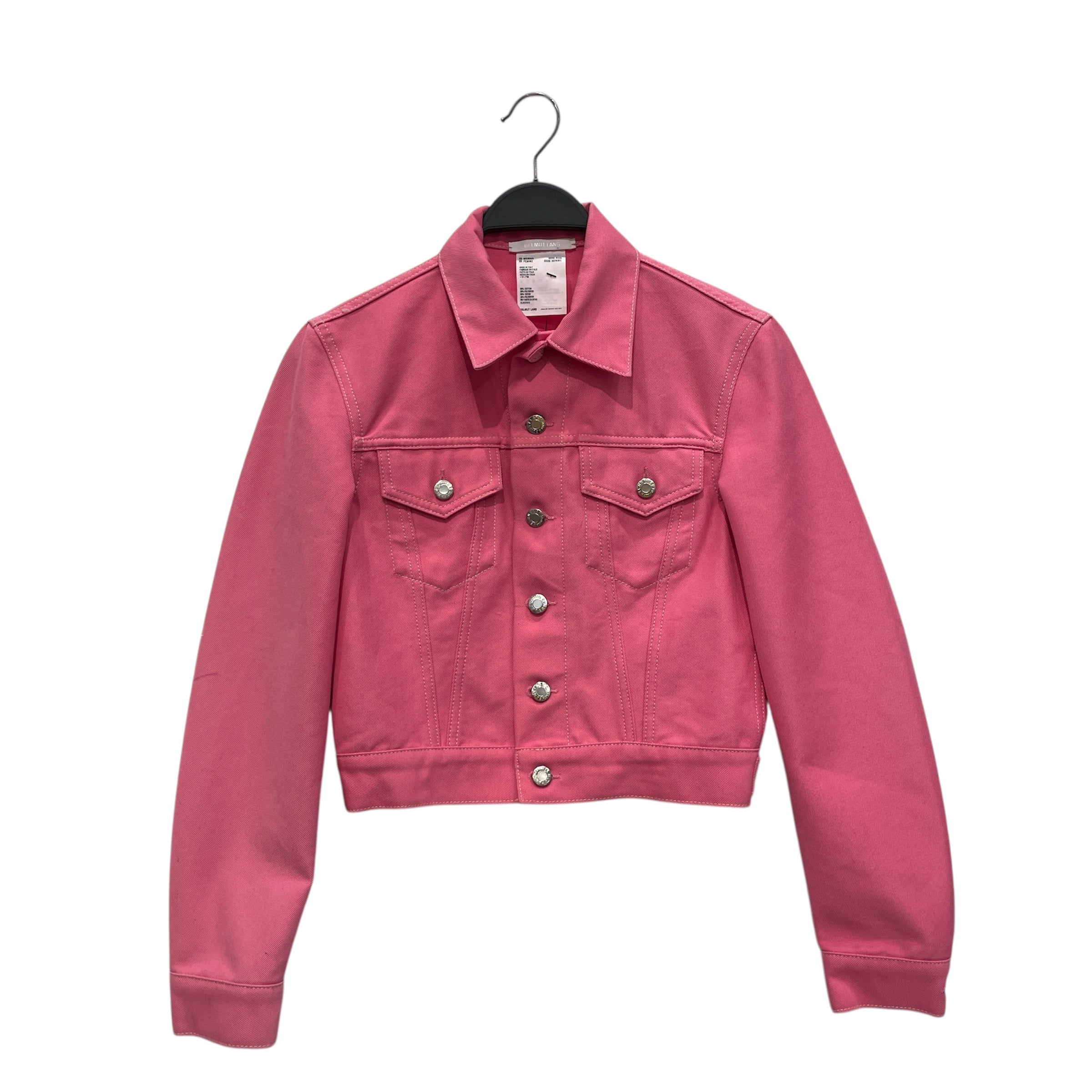 Helmut Lang/Denim Jkt/XS/Denim/PNK/WHT STITCH DENIM JKT view 1