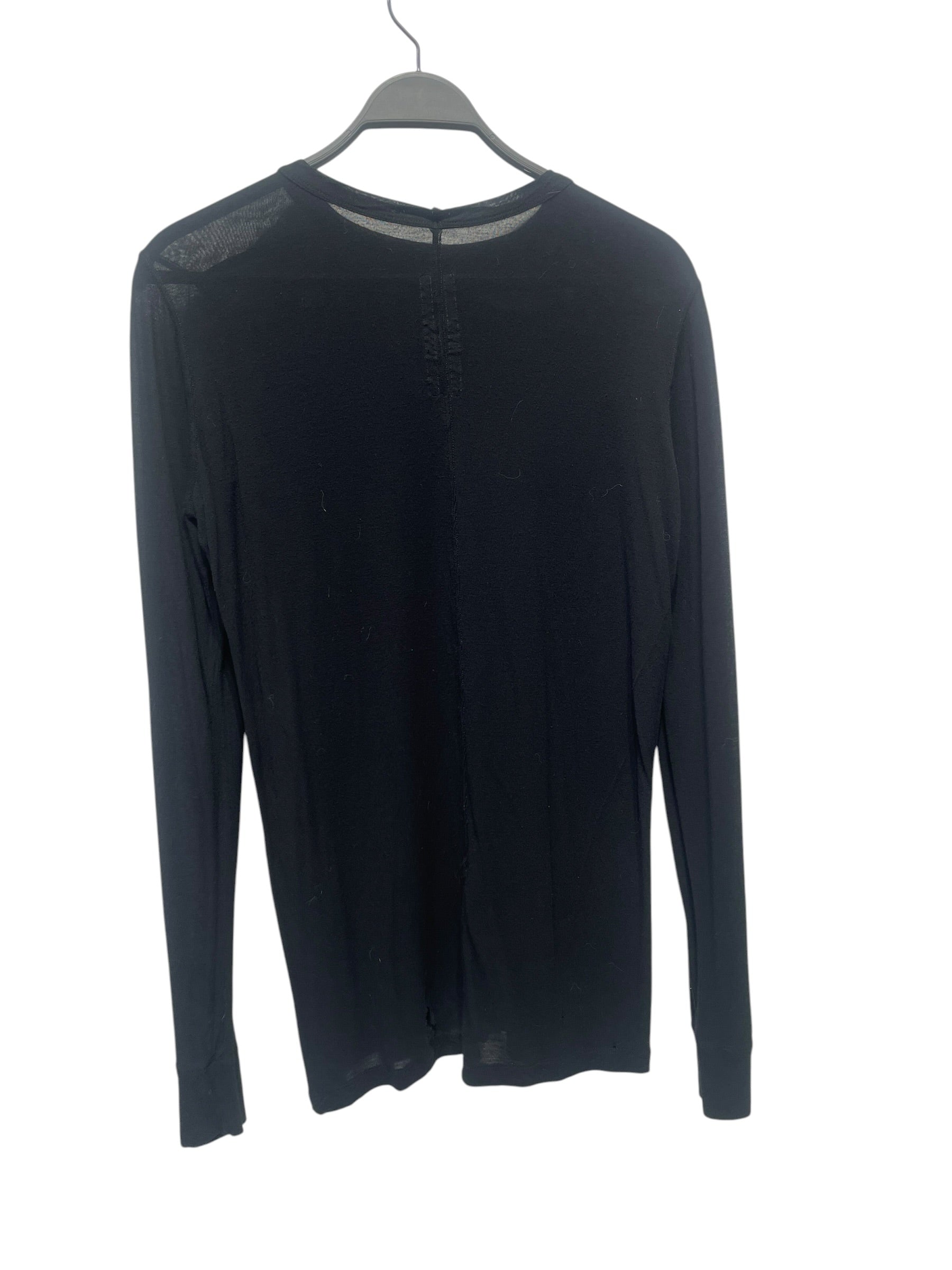 Rick Owens/LS T-Shirt/S/Cotton/BLK/S/S 2020 view 2