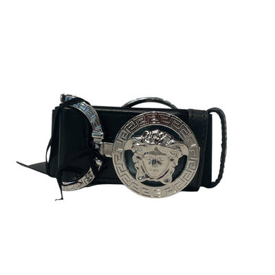 VERSACE/Cross Body Bag/Monogram/BLK/