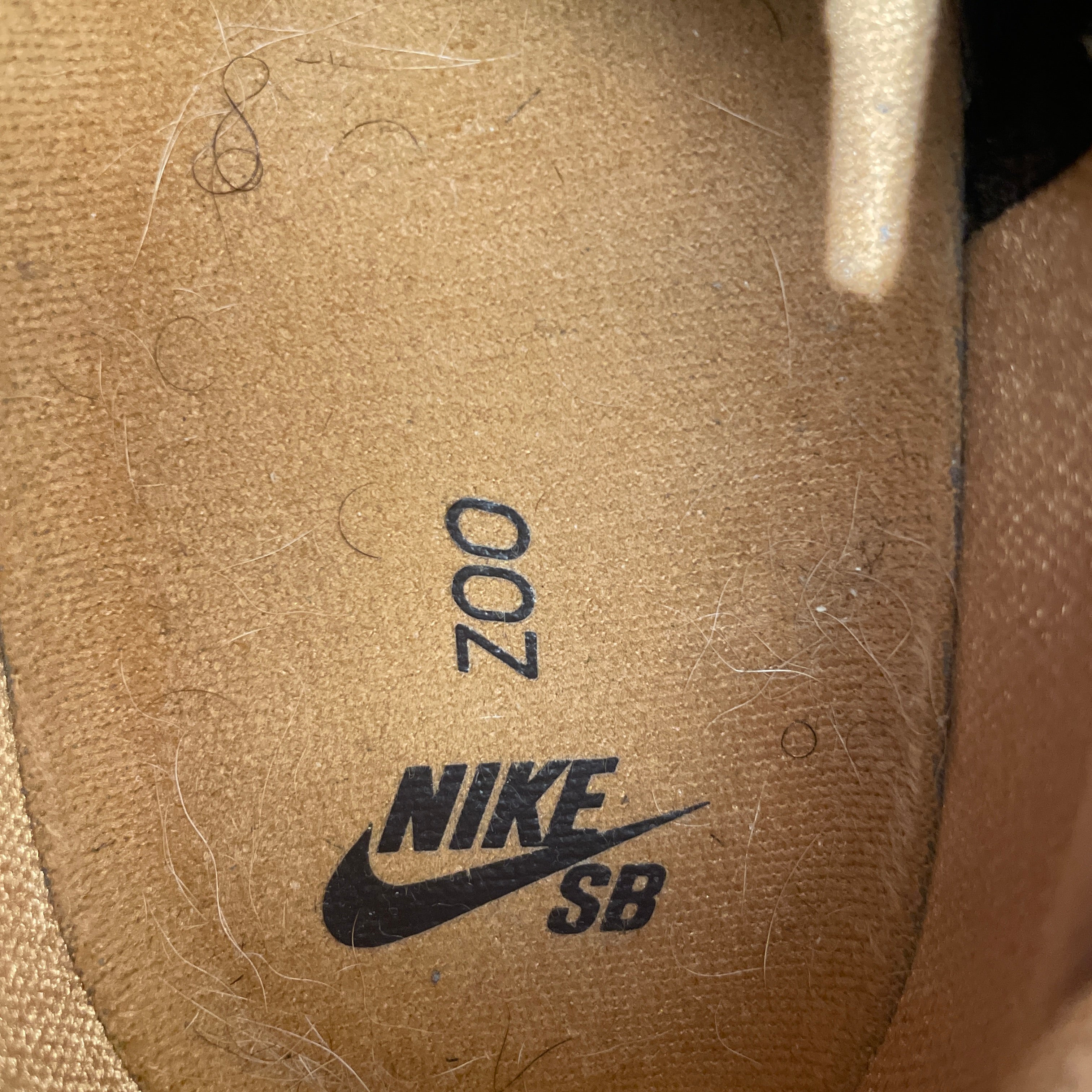 NIKE SB/Low-Sneakers/US 13/Cotton/CML/WHEAT view 3