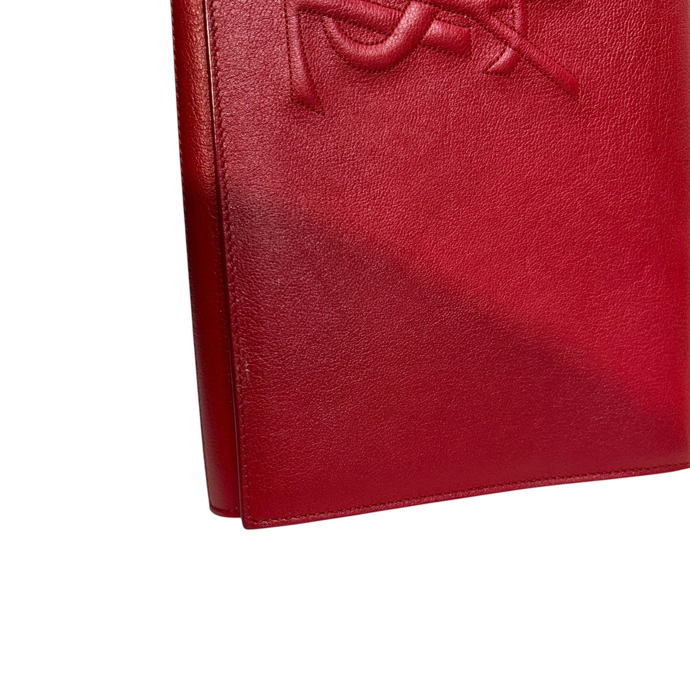 YVES SAINT LAURENT/Fanny Pack/Leather/RED/Belle De Jour Clutch view 4