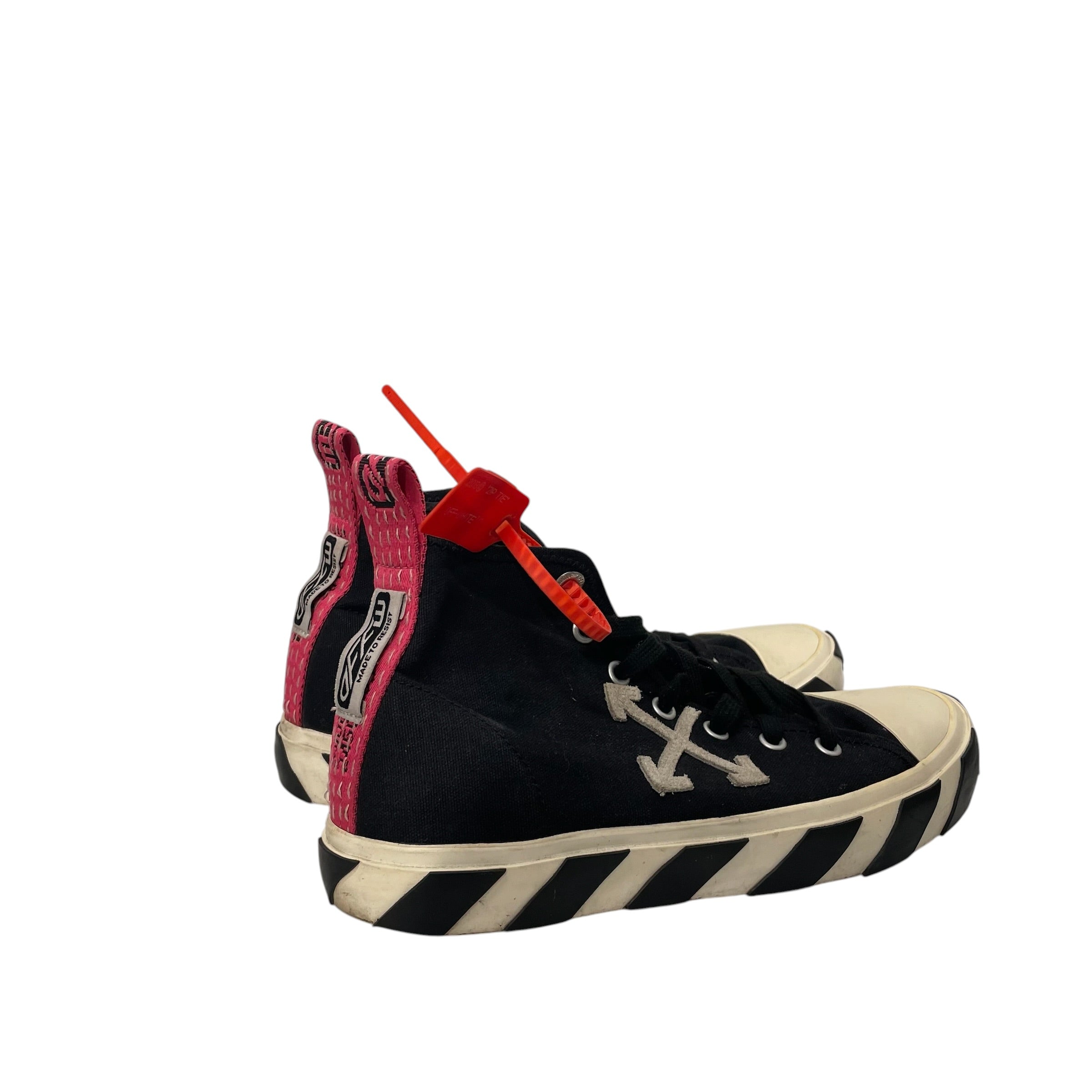 OFF-WHITE/Hi-Sneakers/US 10/BLK/OFF WHITE C/O VULCANIZED MID view 4