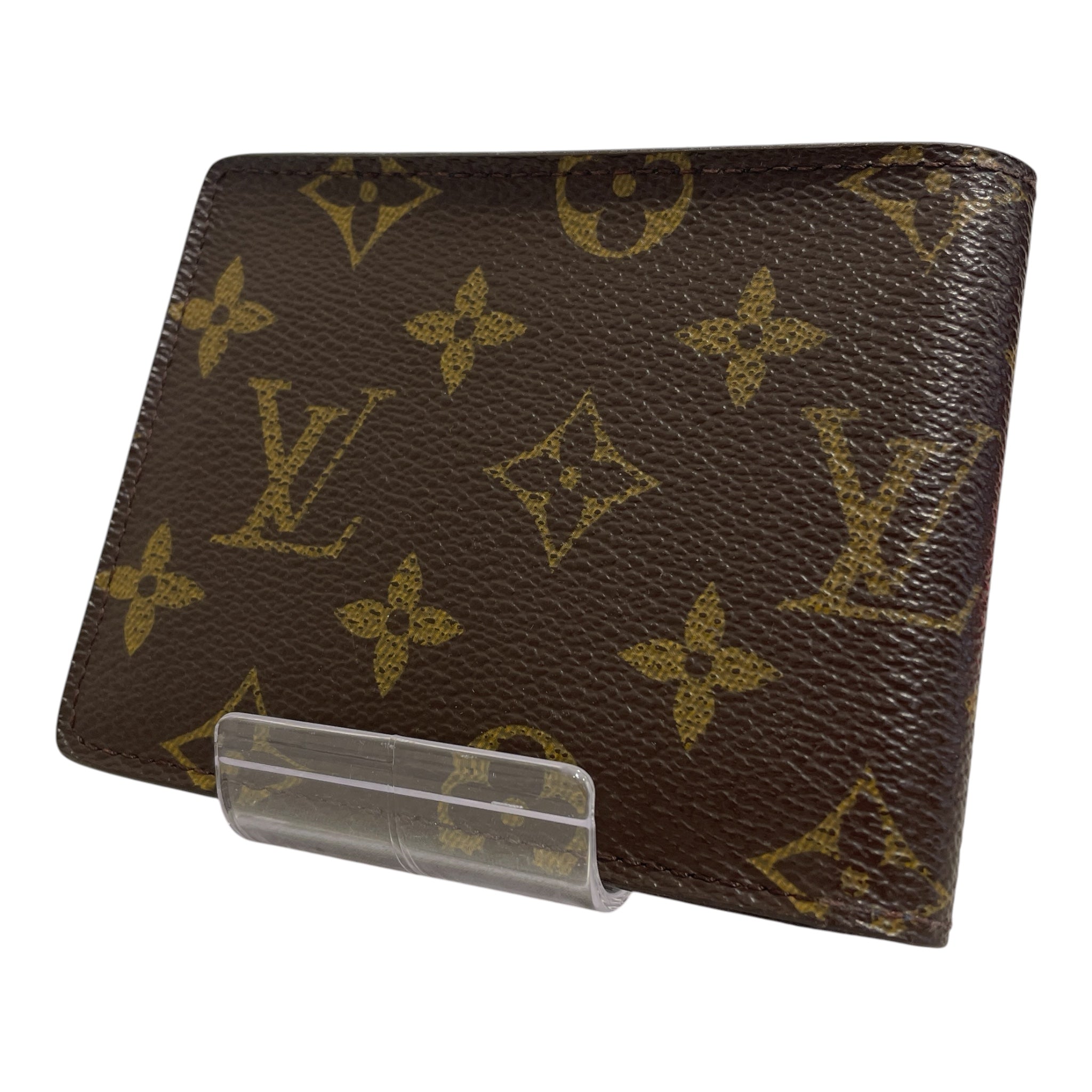 LOUIS VUITTON/Bifold Wallet/Monogram/Leather/BRW/M's/Monogram V Bifold view 2