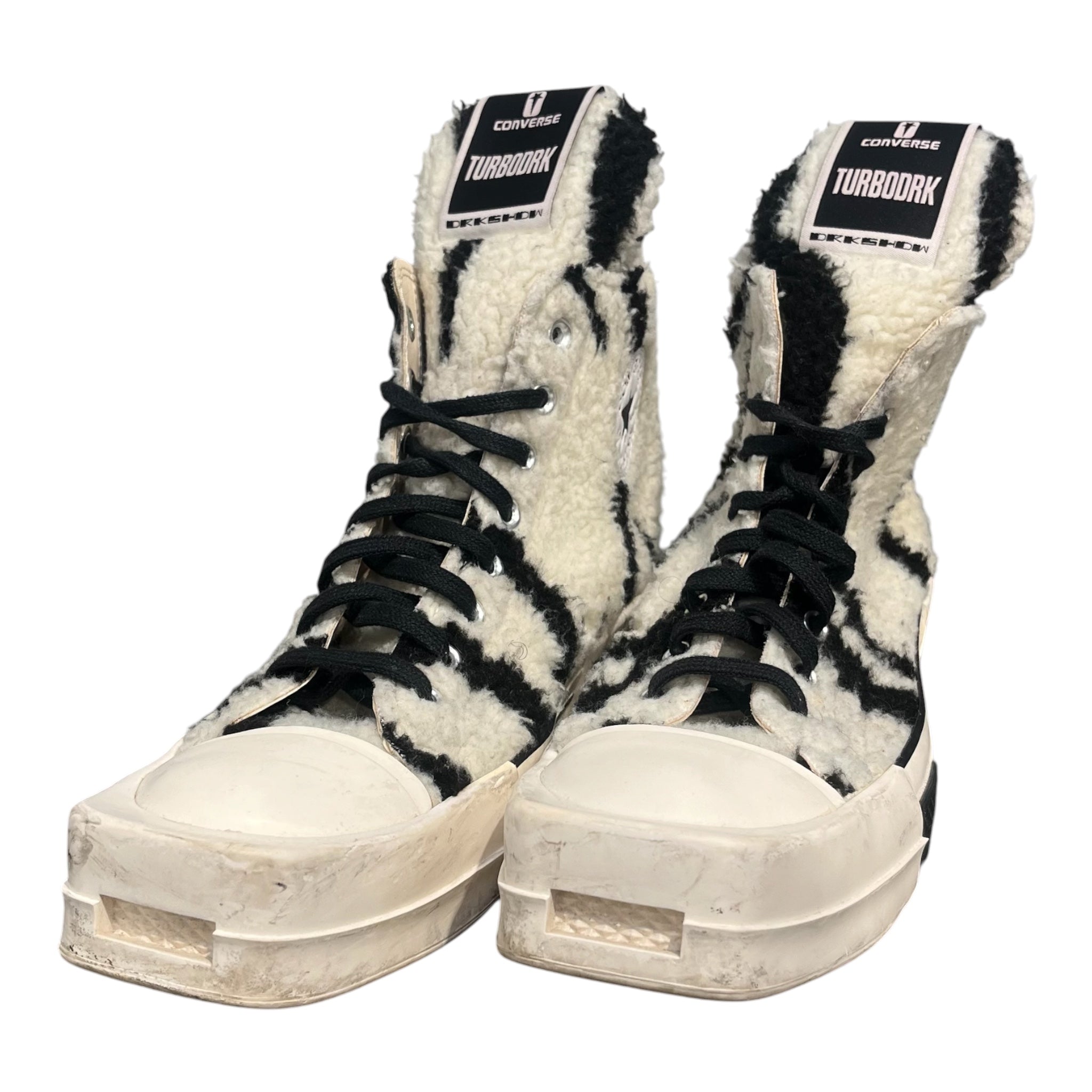 CONVERSE/RICK OWENS DRKSHDW/Hi-Sneakers/US 10/WHT/CHUCK HIGH view 4